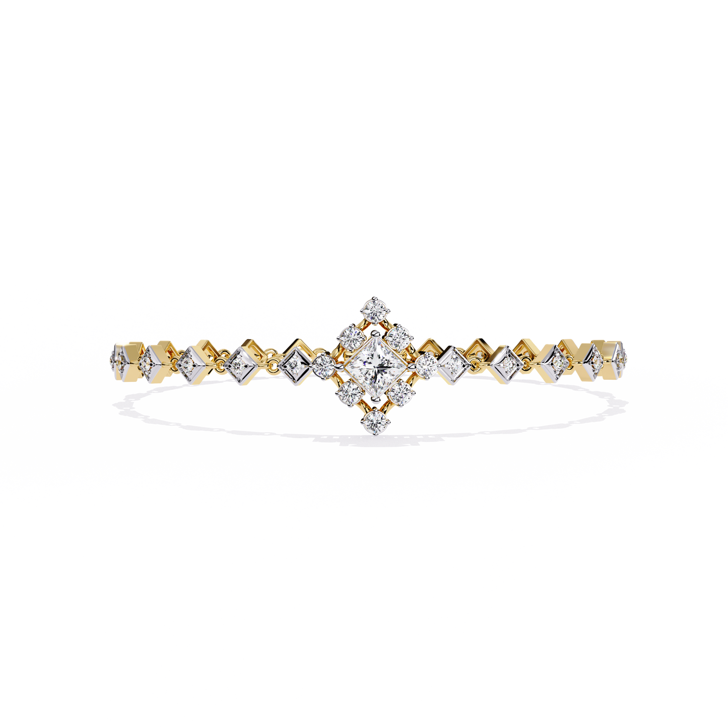 0.86ct princess bracelet
