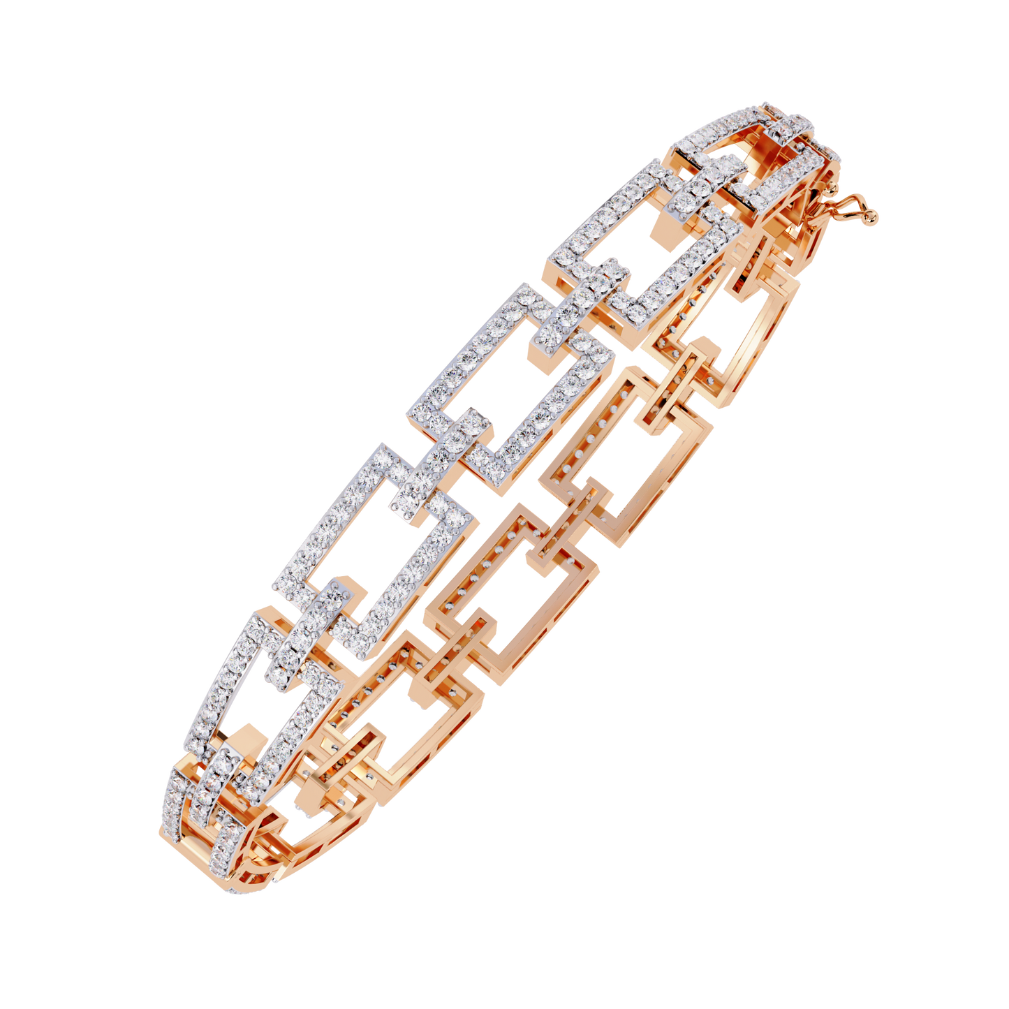gleaming chain bracelet