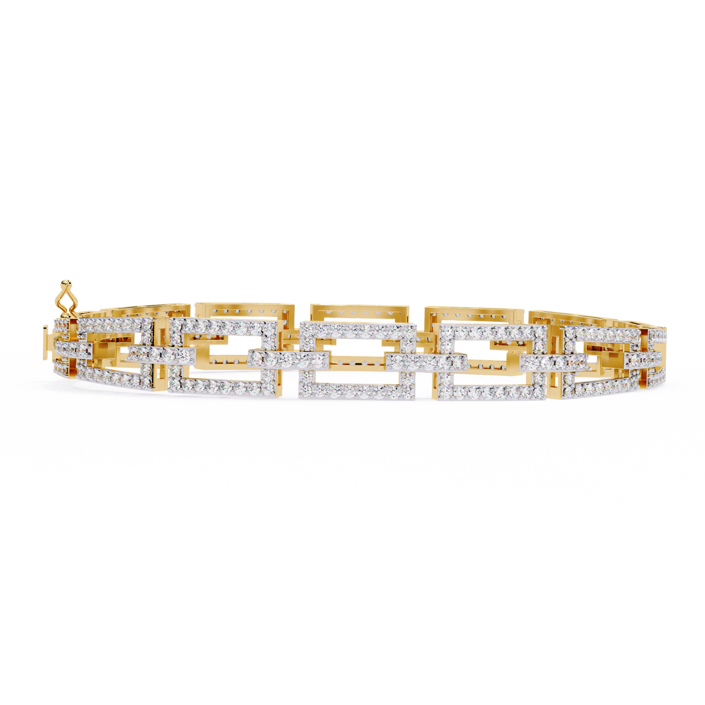 gleaming chain bracelet