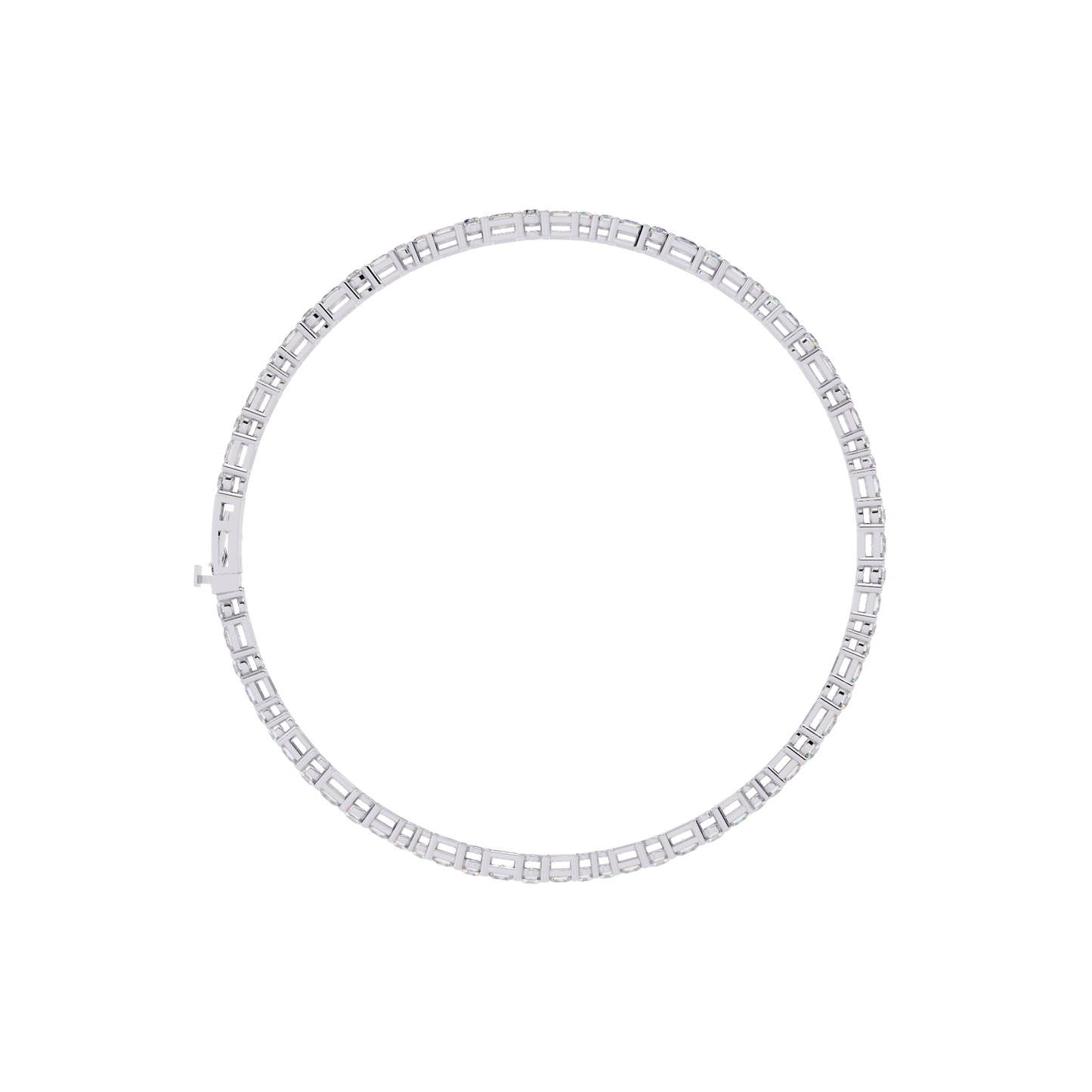 lgd bracelet princess stone (2.06ct) in 14k gold