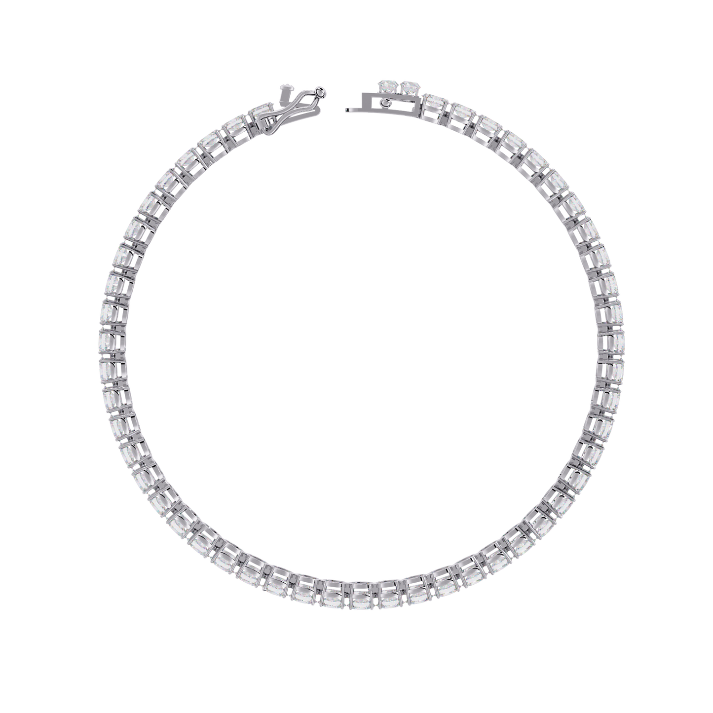 petra oval diamond bracelet