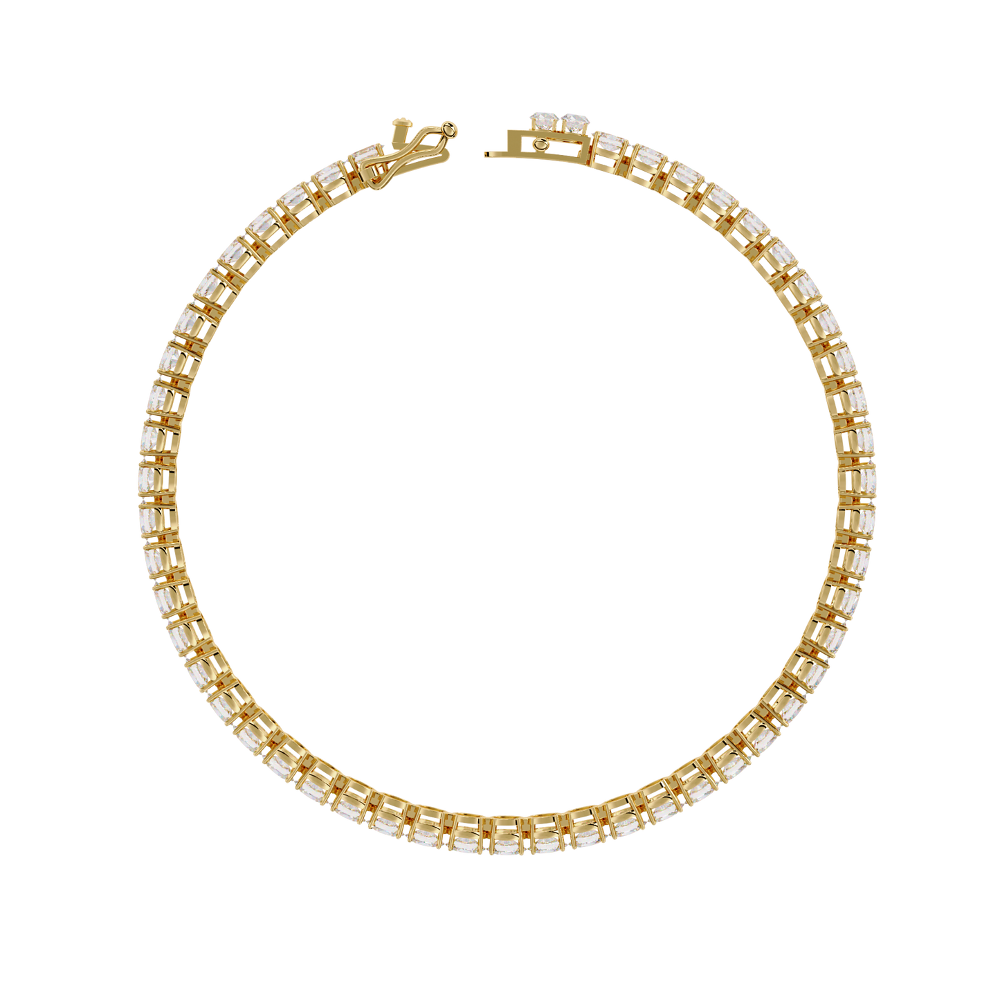 petra oval diamond bracelet