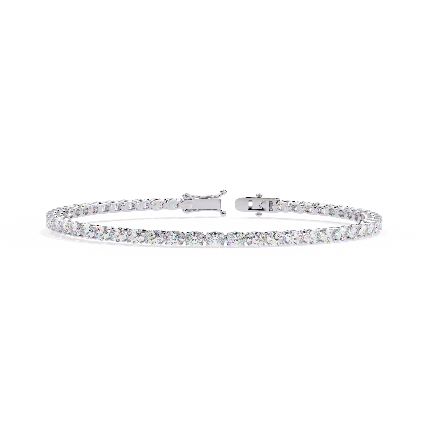 oval tennis bracelet