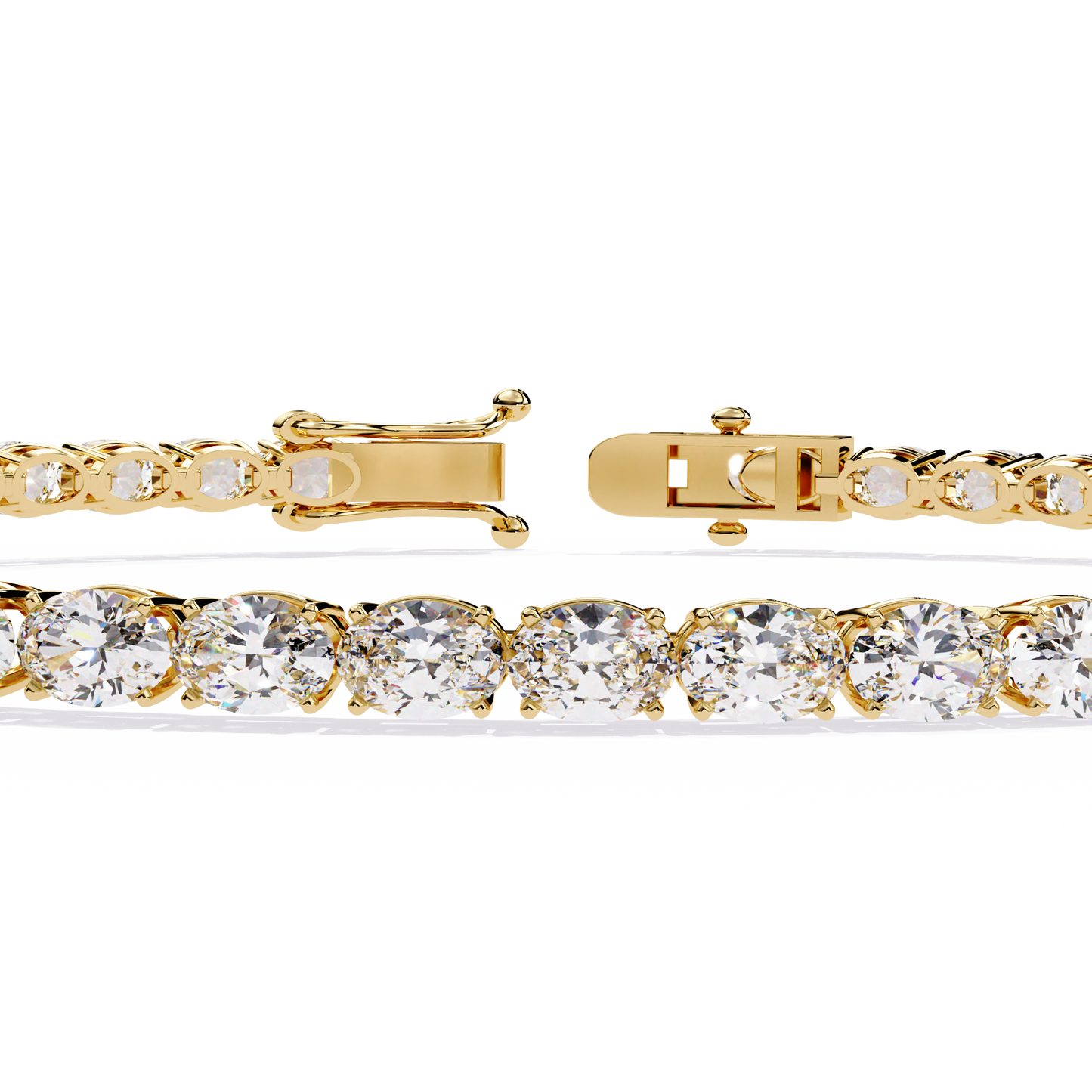 oval tennis bracelet
