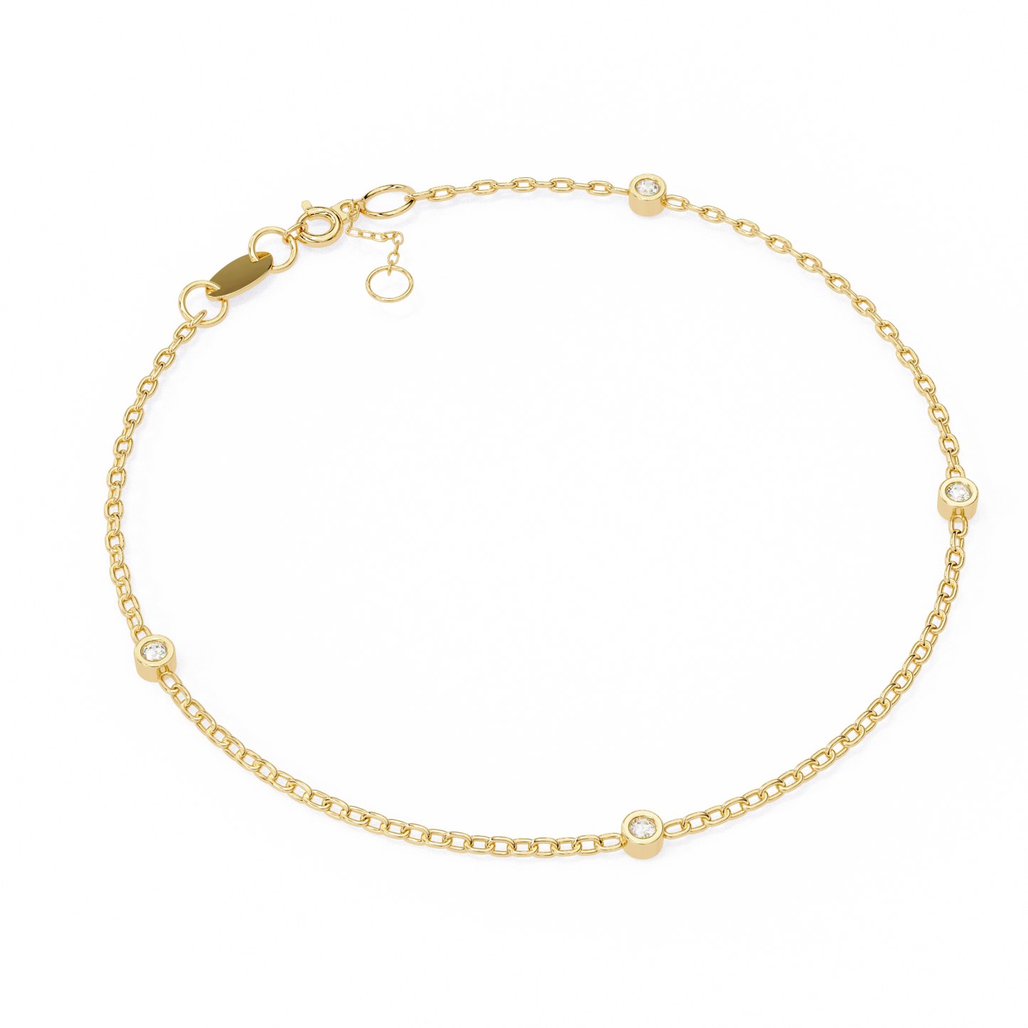 delicate diamond bracelet
