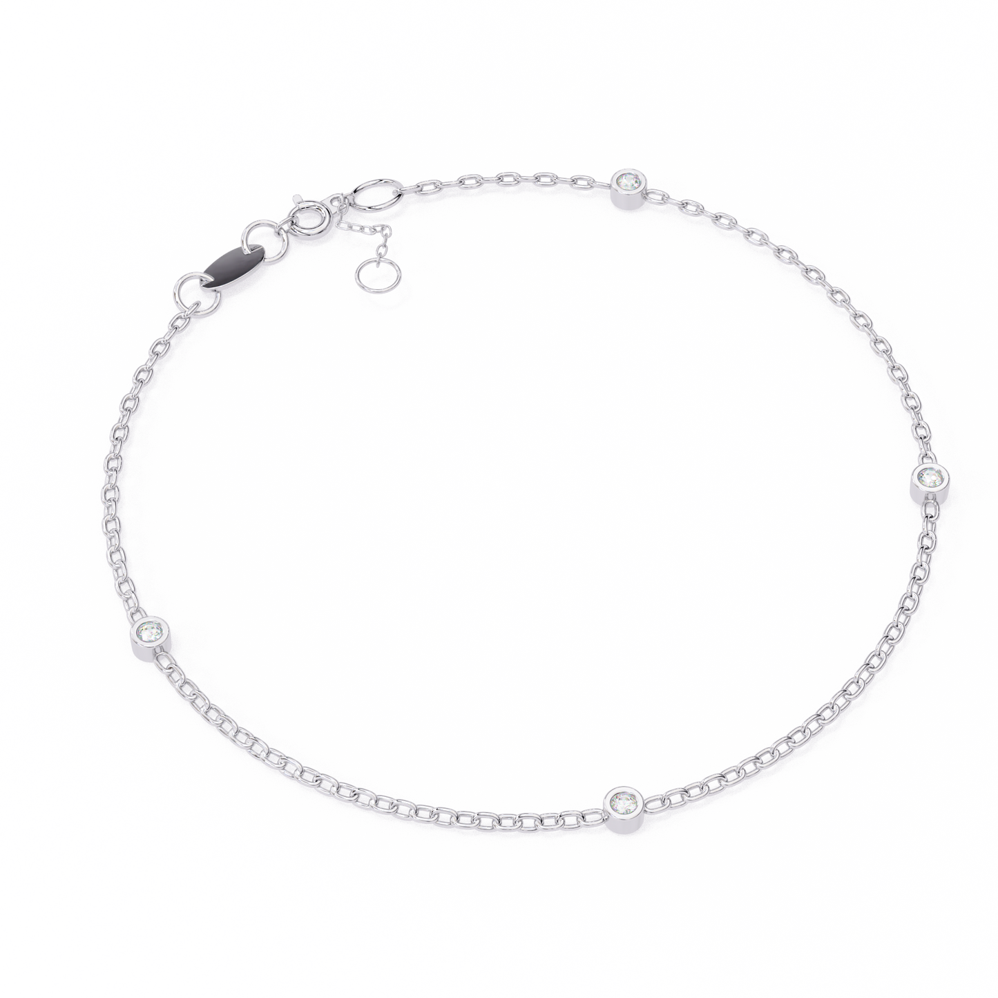 delicate diamond bracelet