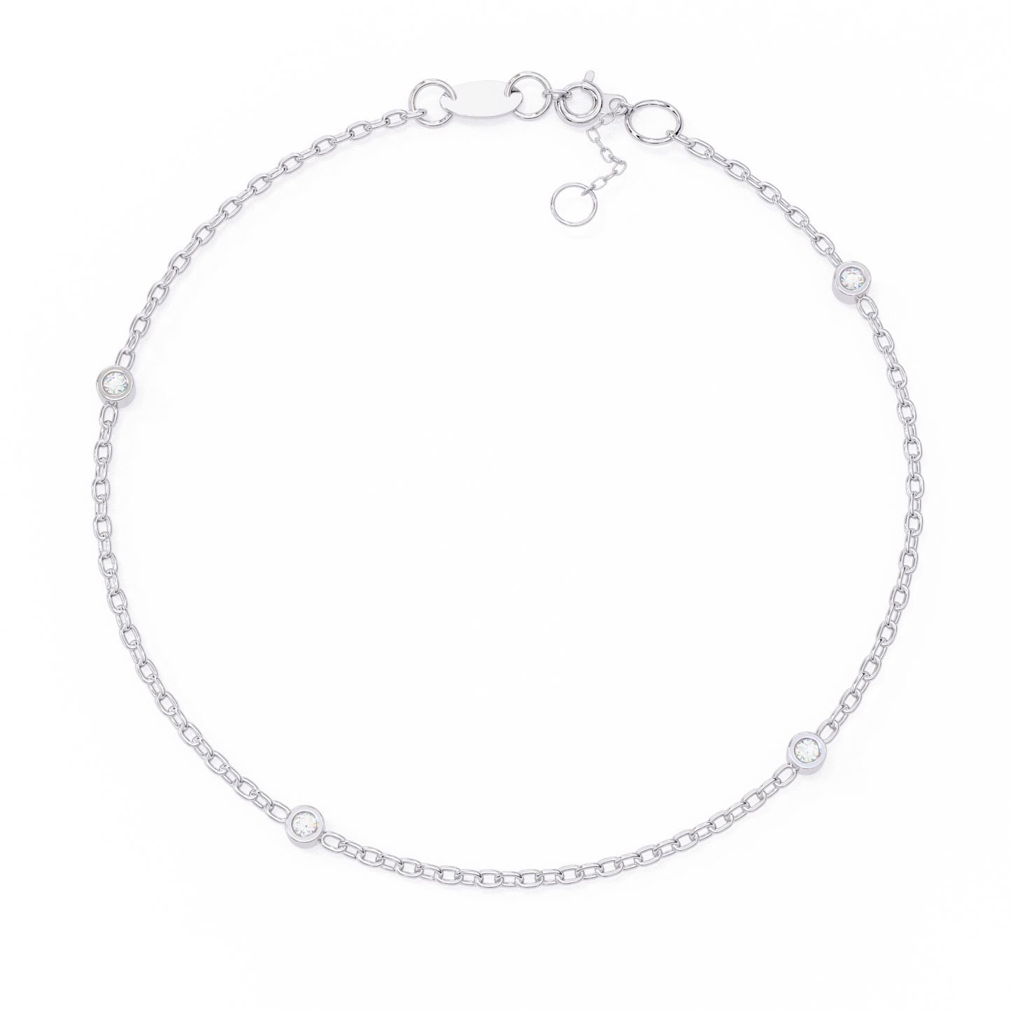 delicate diamond bracelet