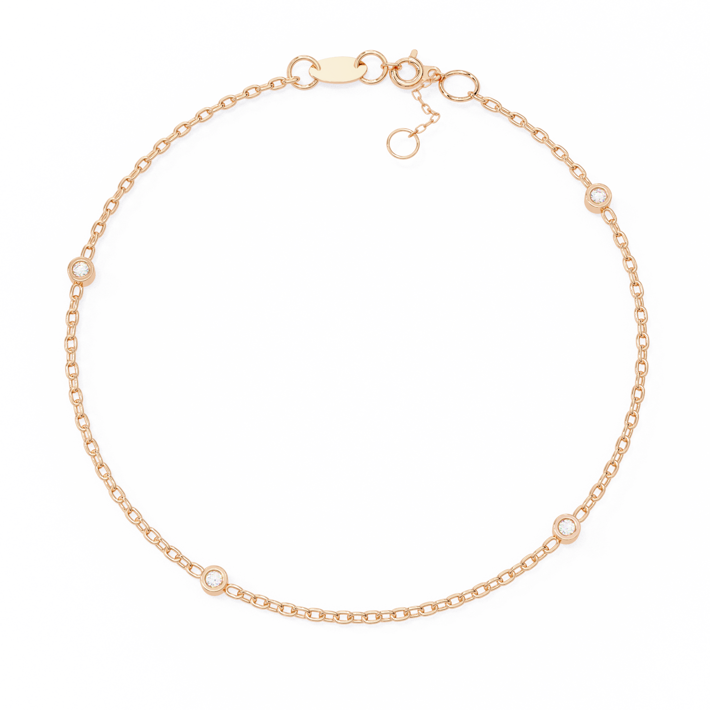 delicate diamond bracelet