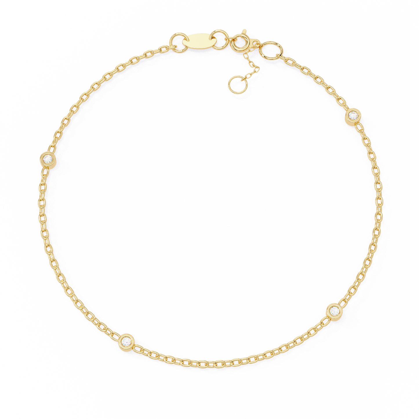 delicate diamond bracelet