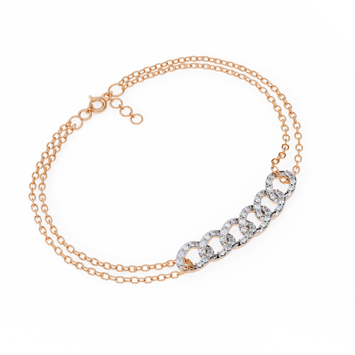 light weight cluster bracelet