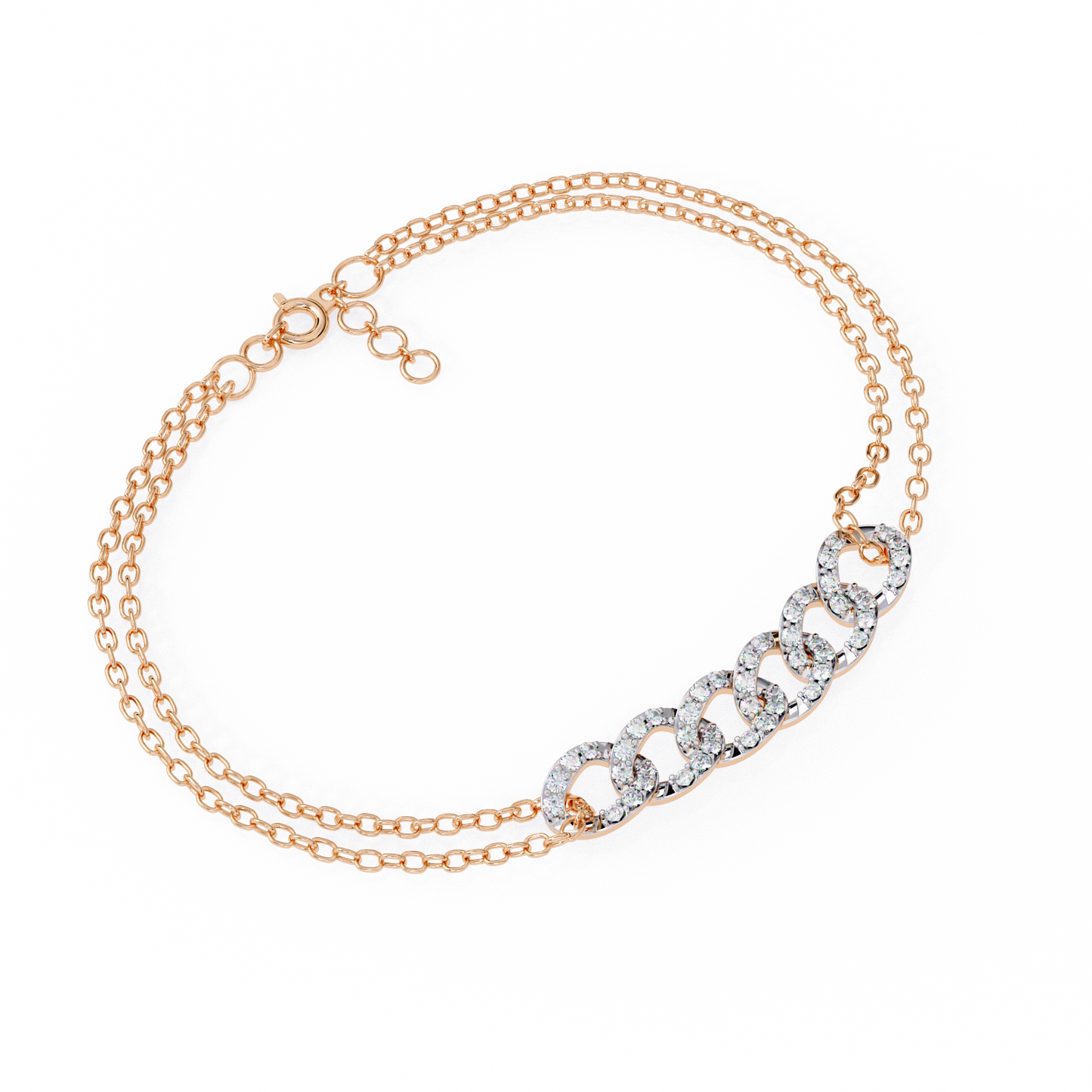 light weight cluster bracelet