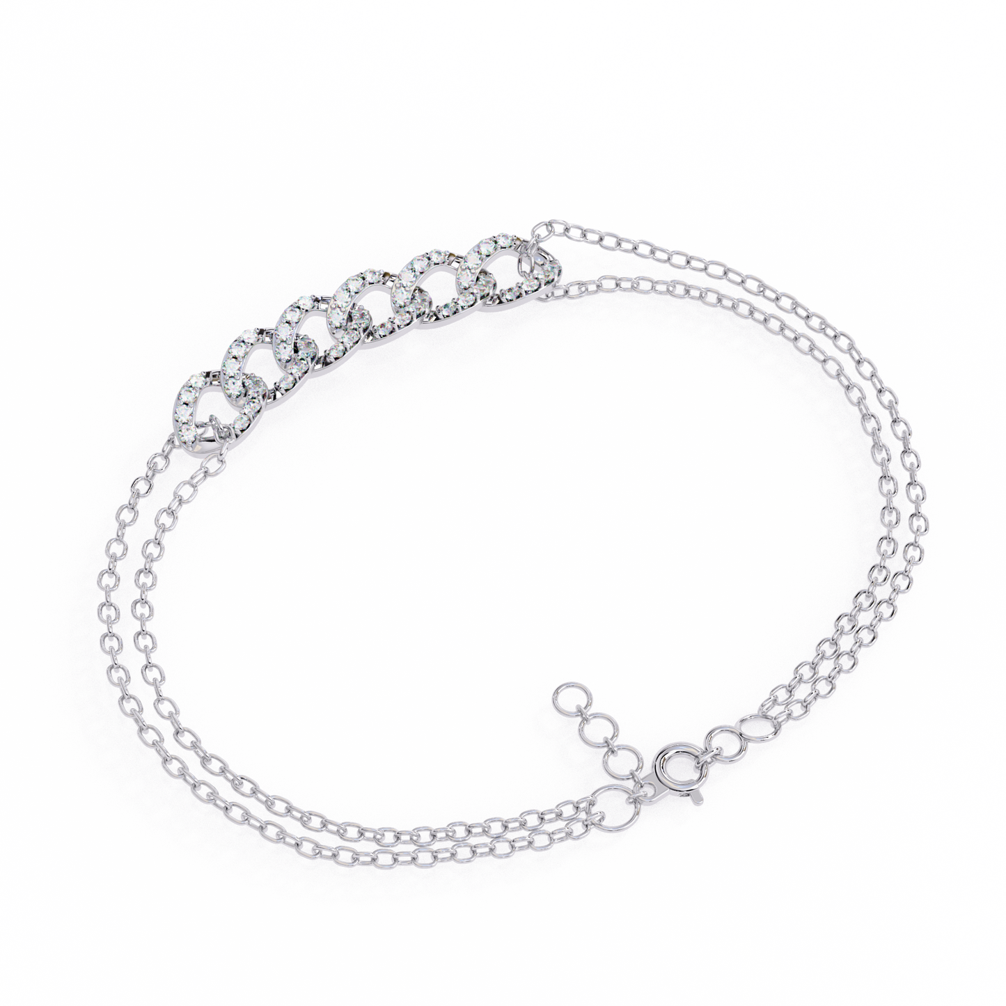 light weight cluster bracelet