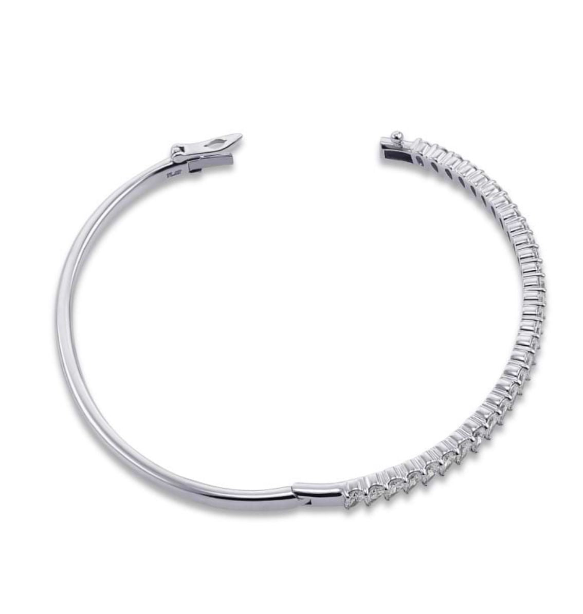 0.14ct pear tennis bracelet