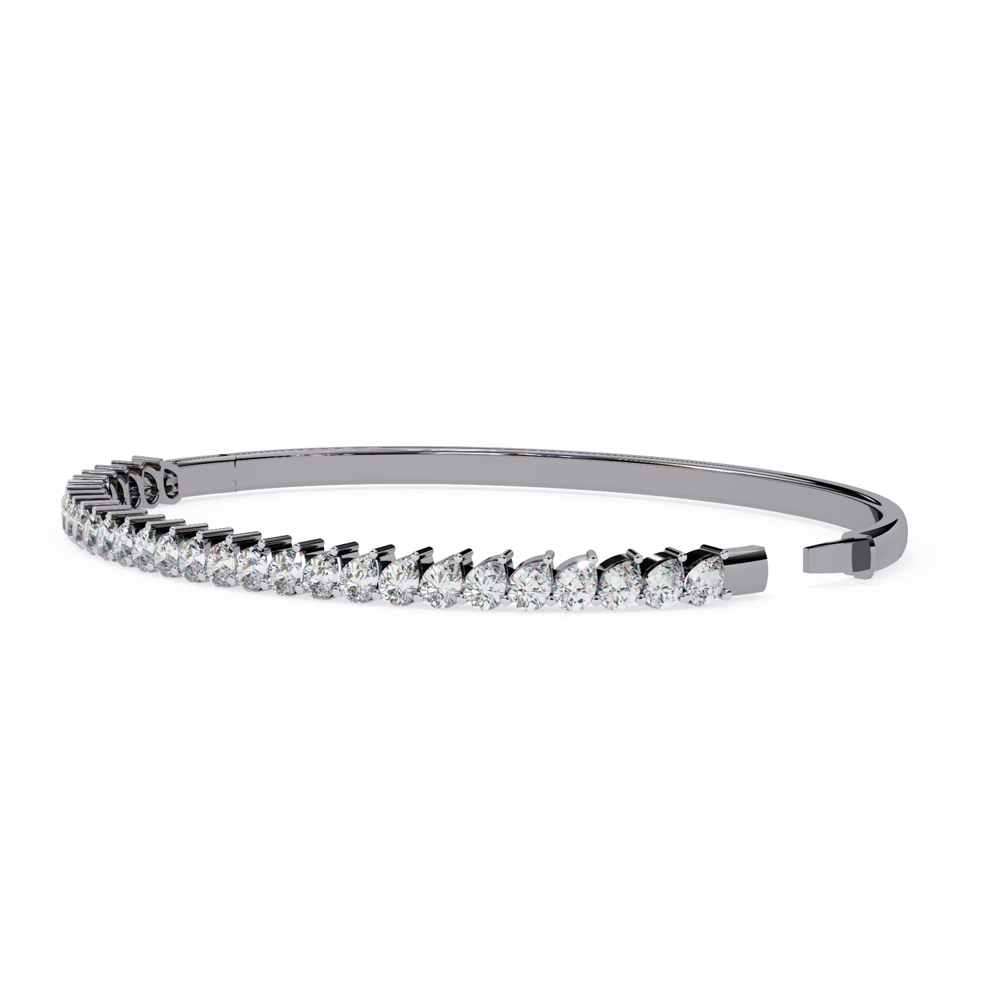 0.14ct pear tennis bracelet