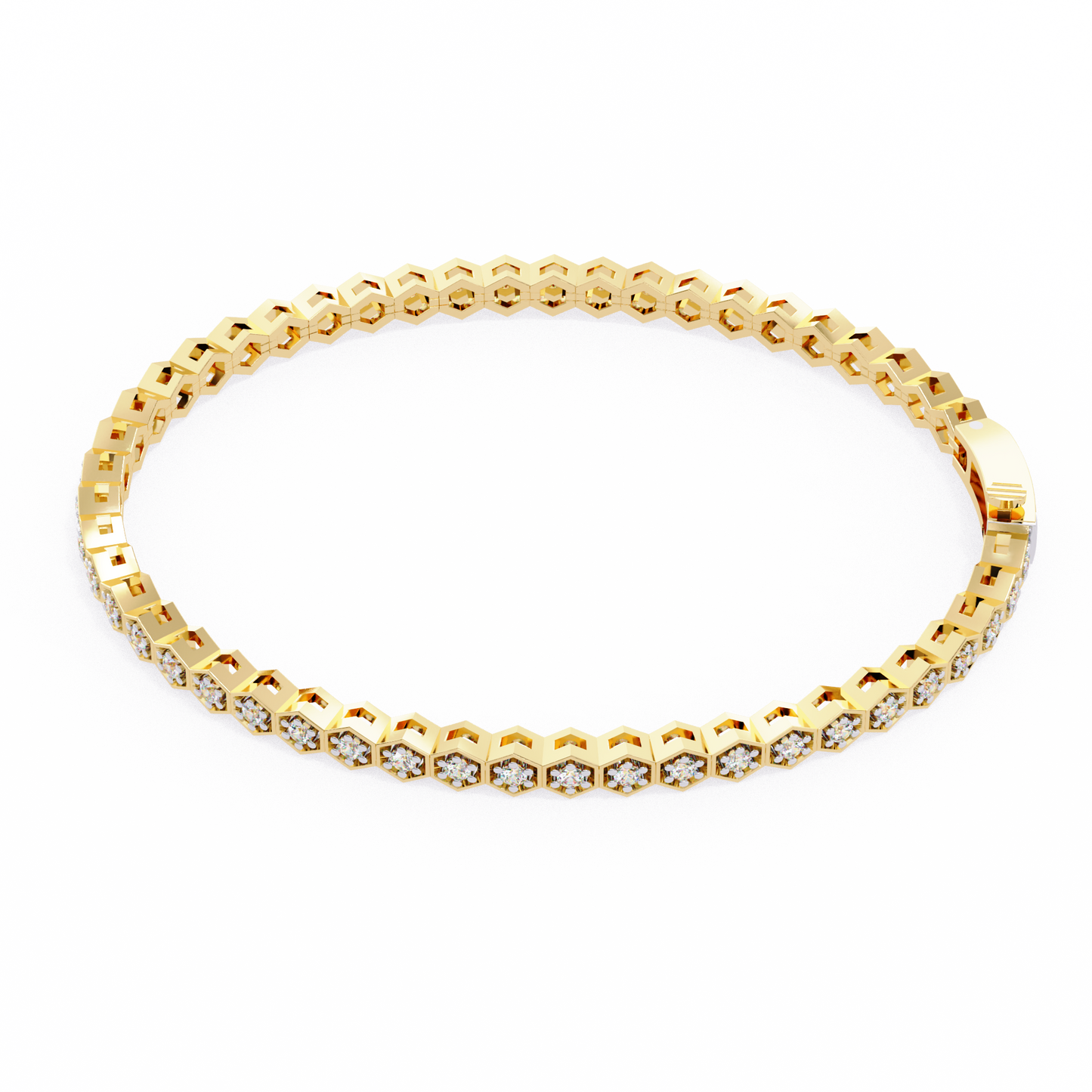 0.02ct tennis bracelet