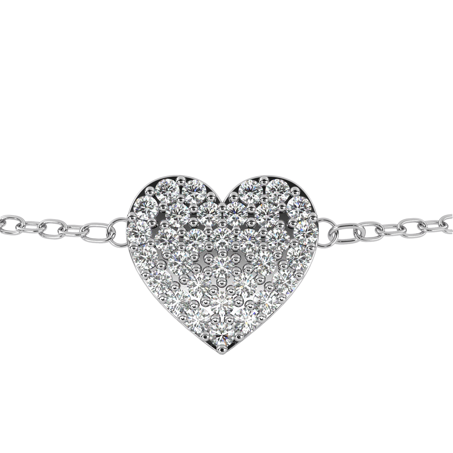 heart cluster bracelet