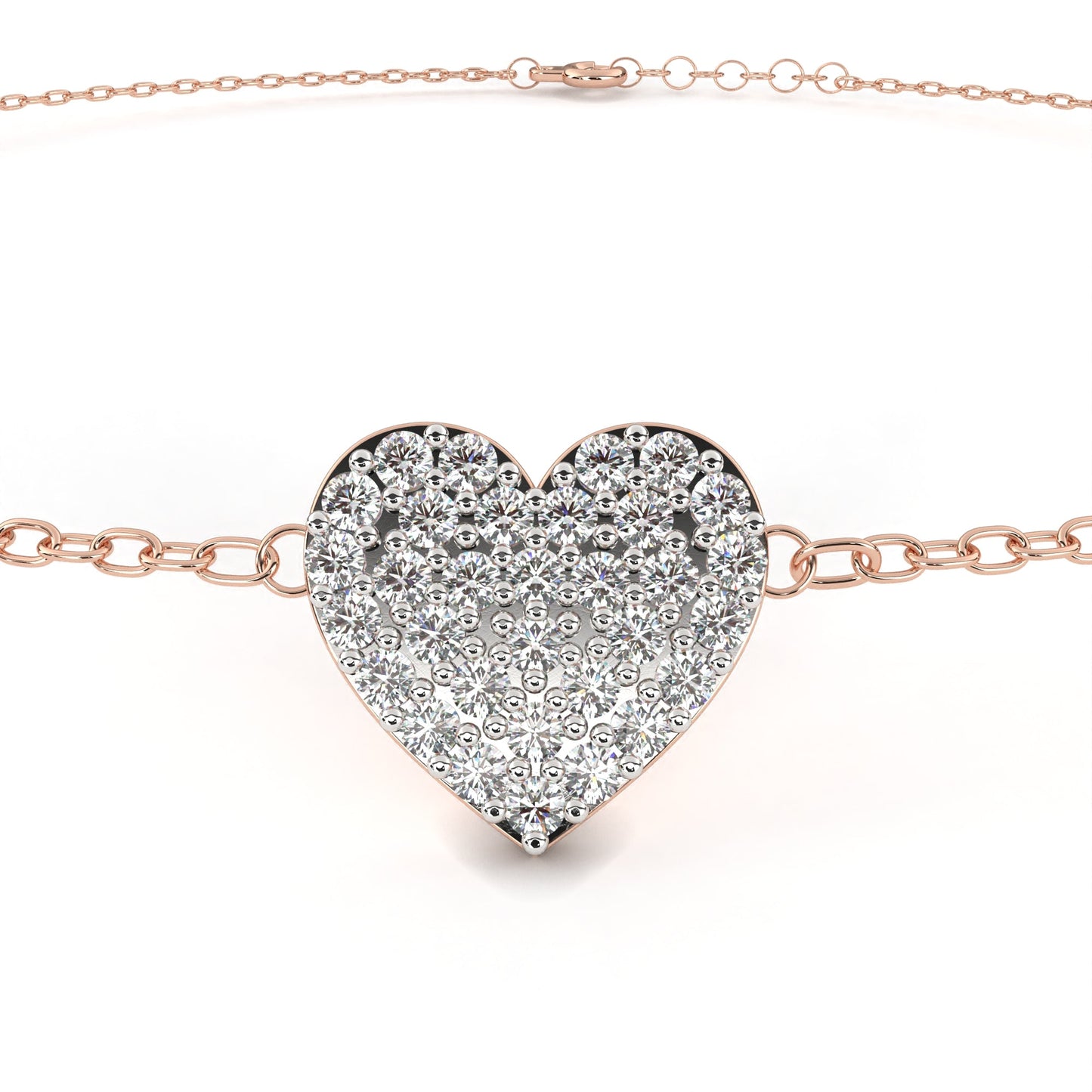 heart cluster bracelet