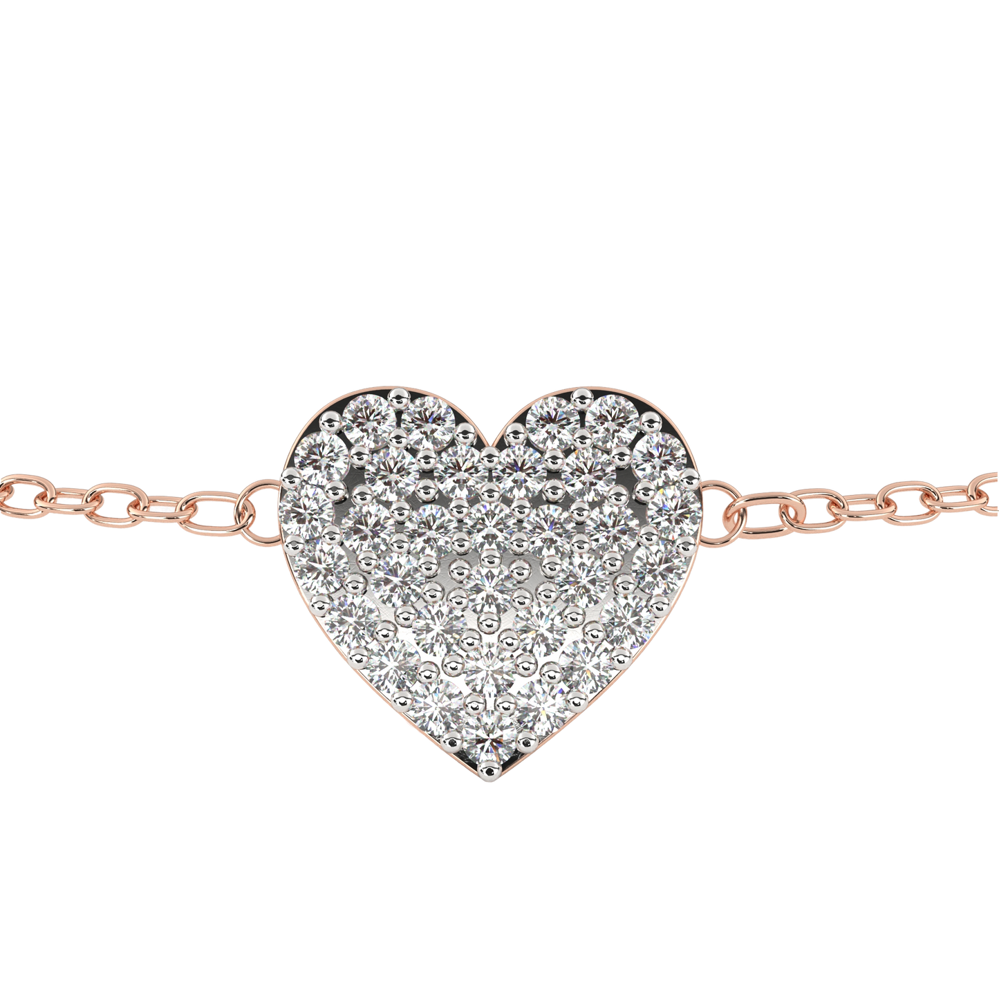 heart cluster bracelet