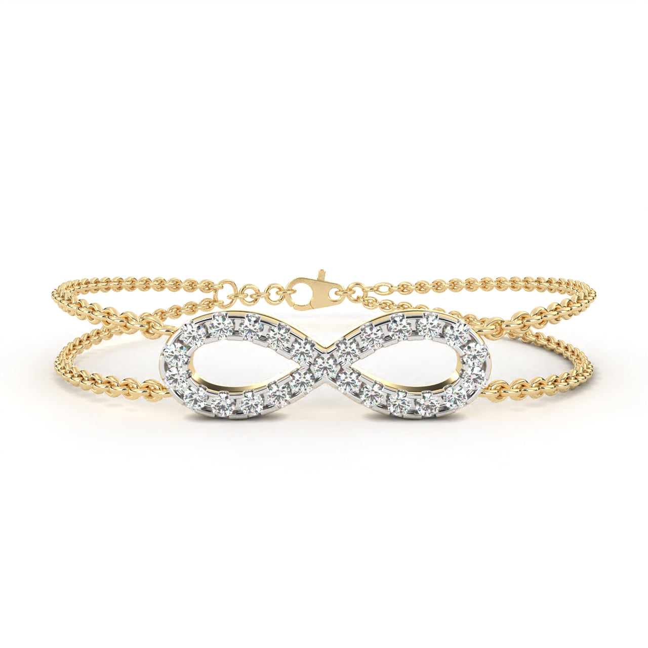 infinity chain bracelet