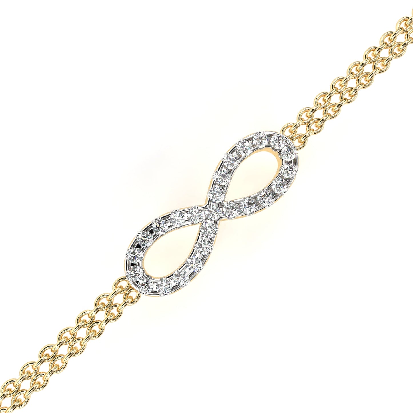 infinity chain bracelet