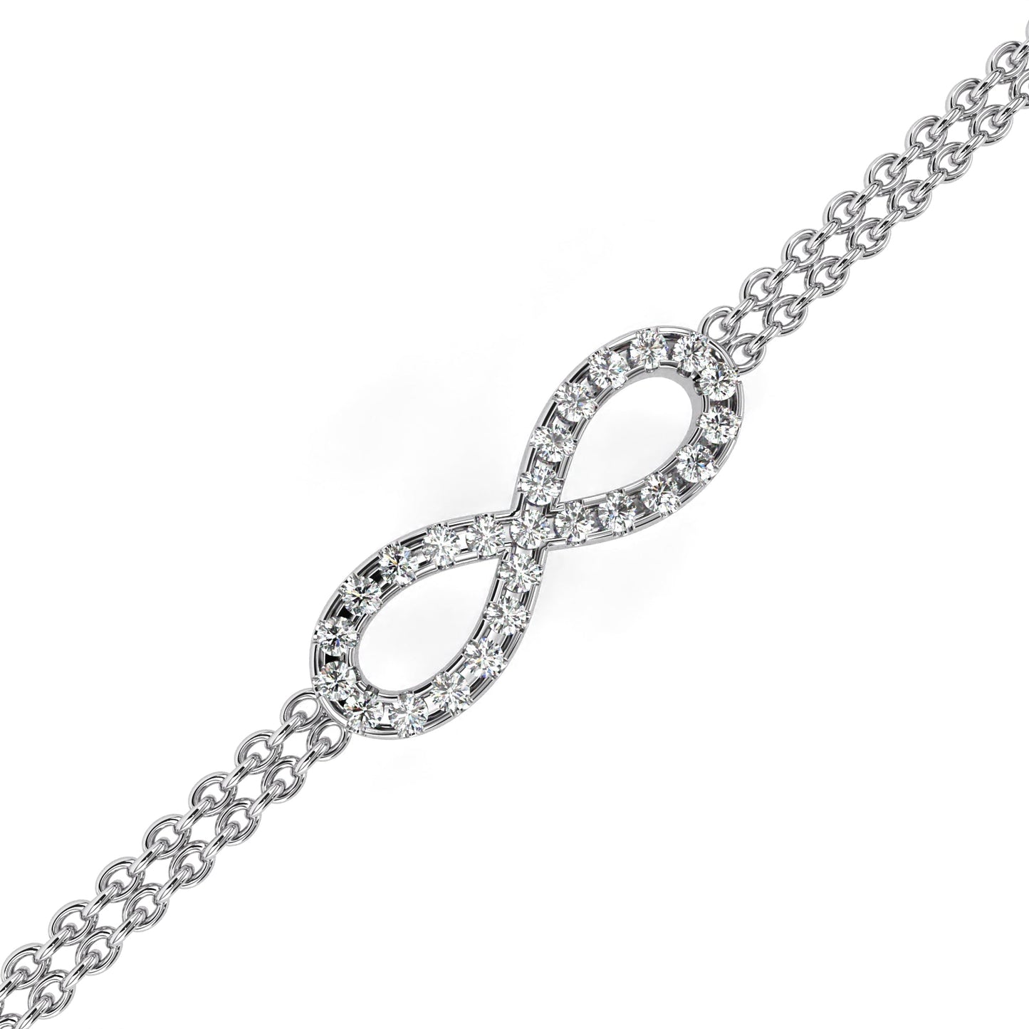 infinity chain bracelet