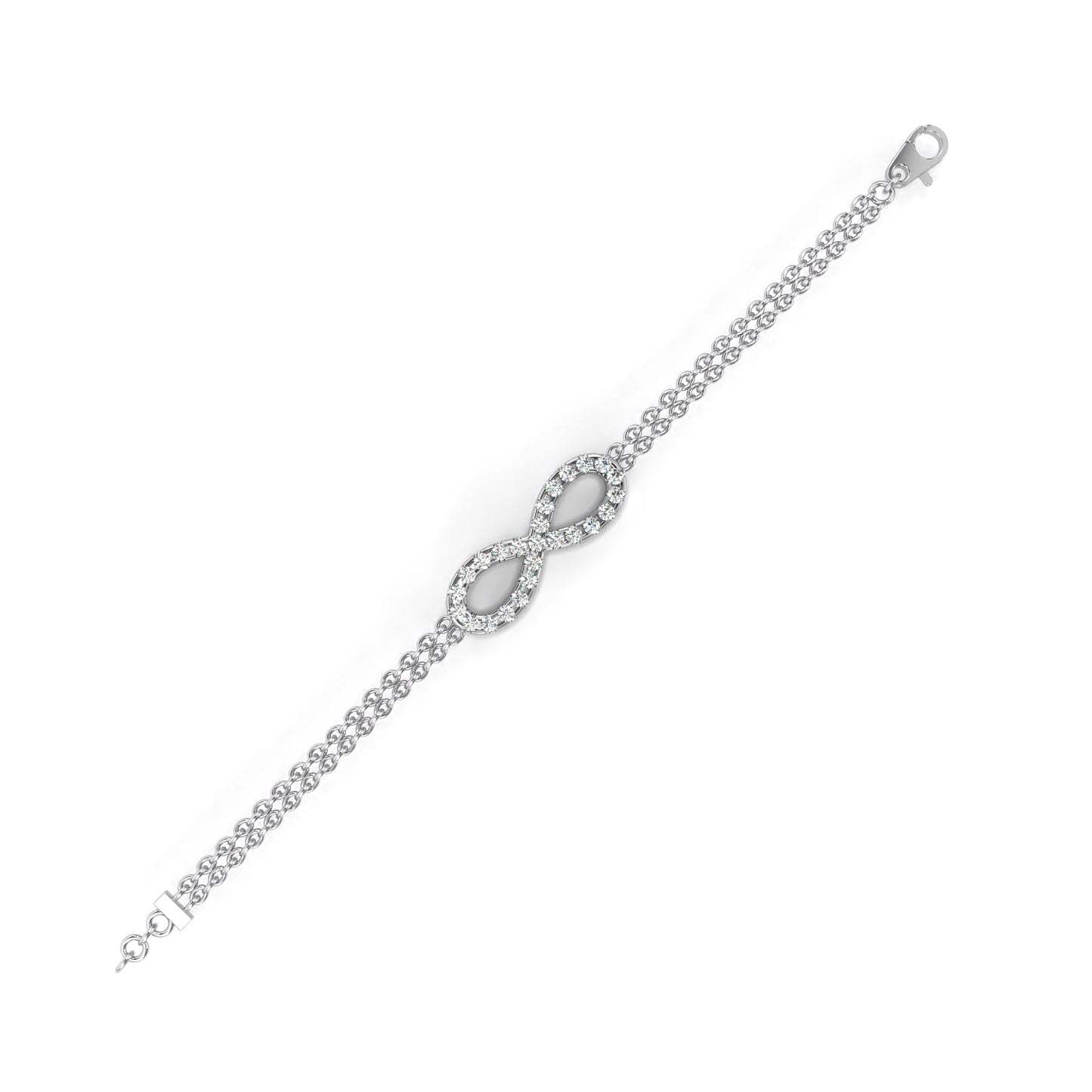 infinity chain bracelet