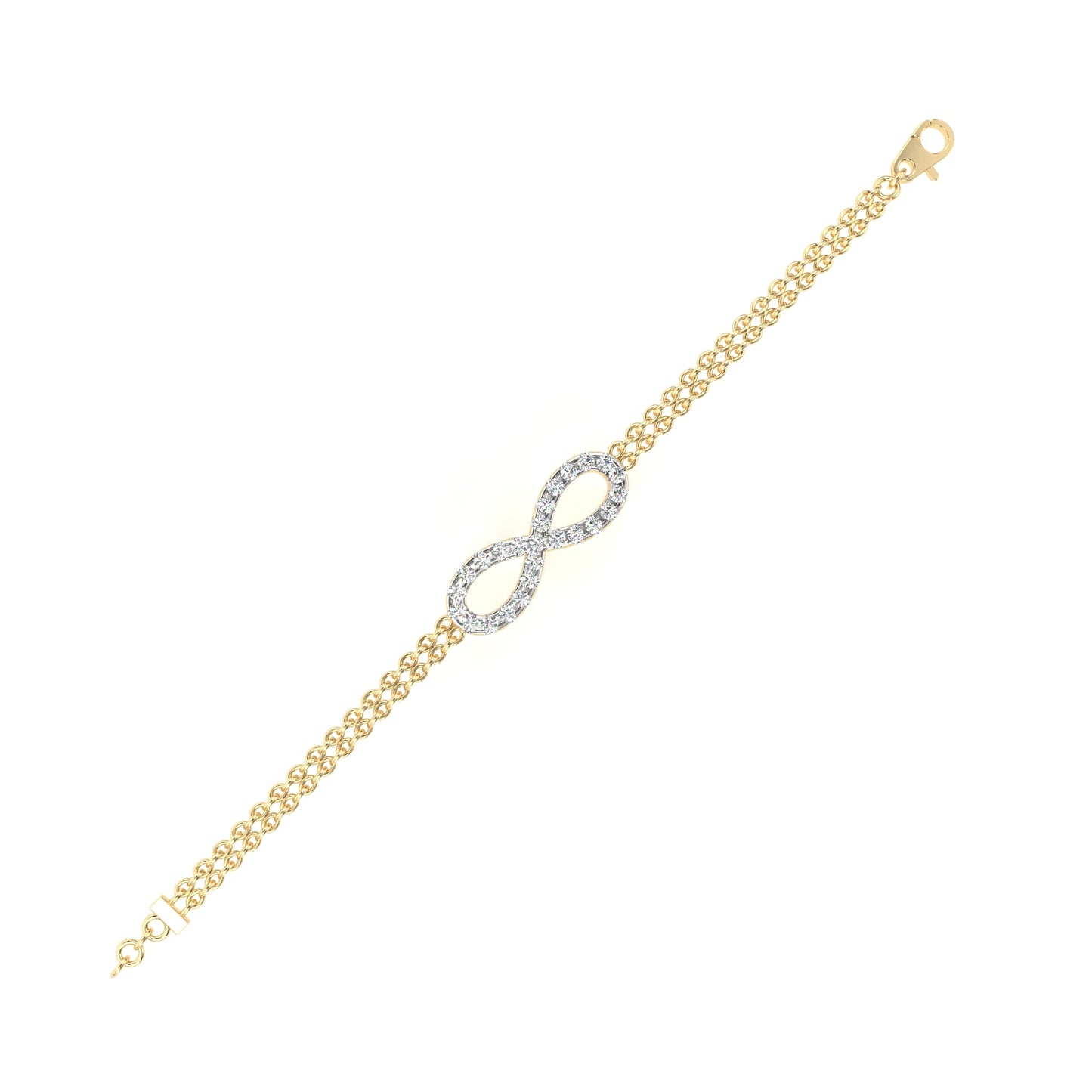 infinity chain bracelet