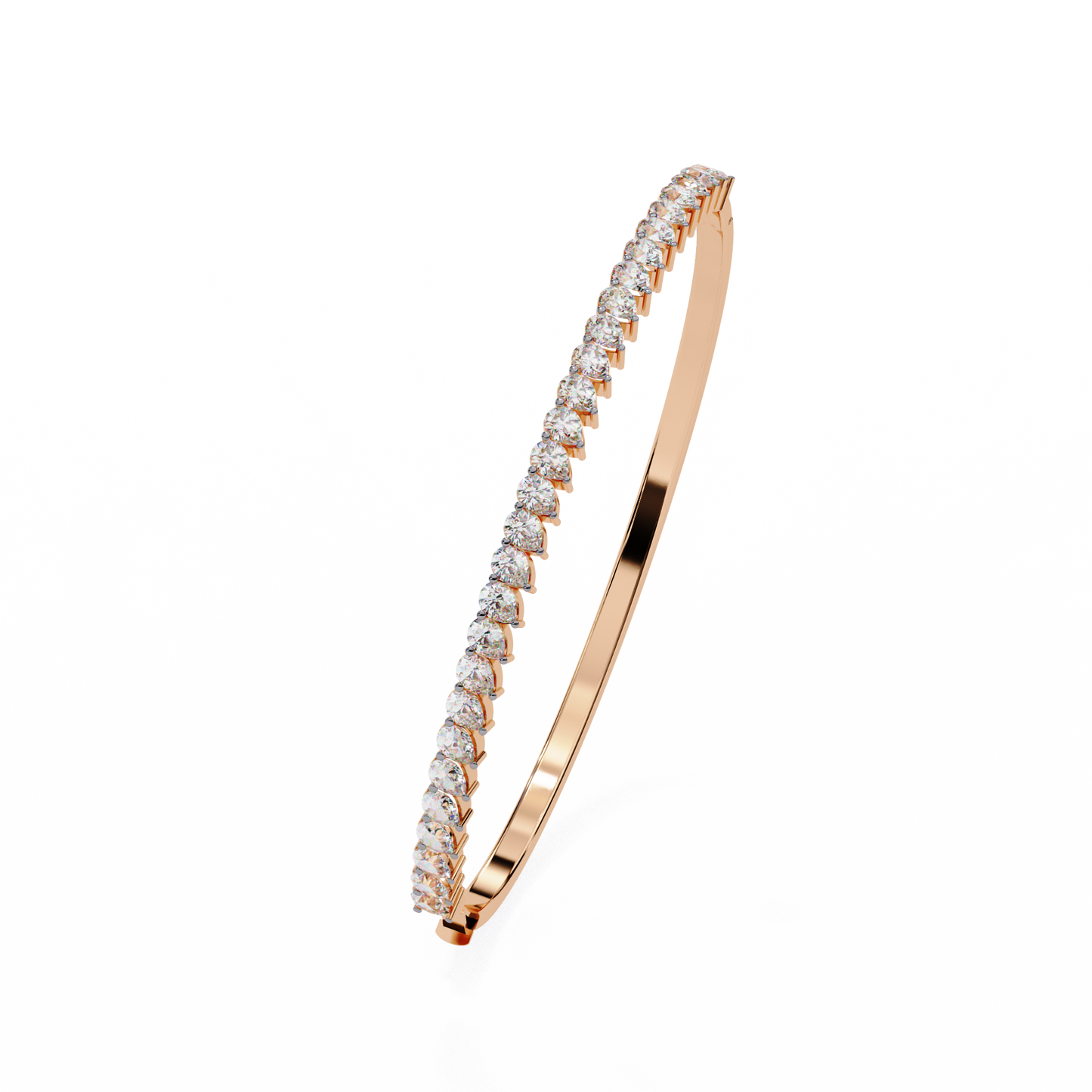 lgd bracelet pear stone (4.06ct) in 14k gold
