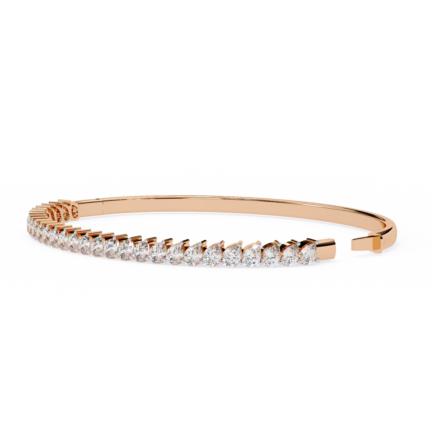 0.14ct pear tennis bracelet