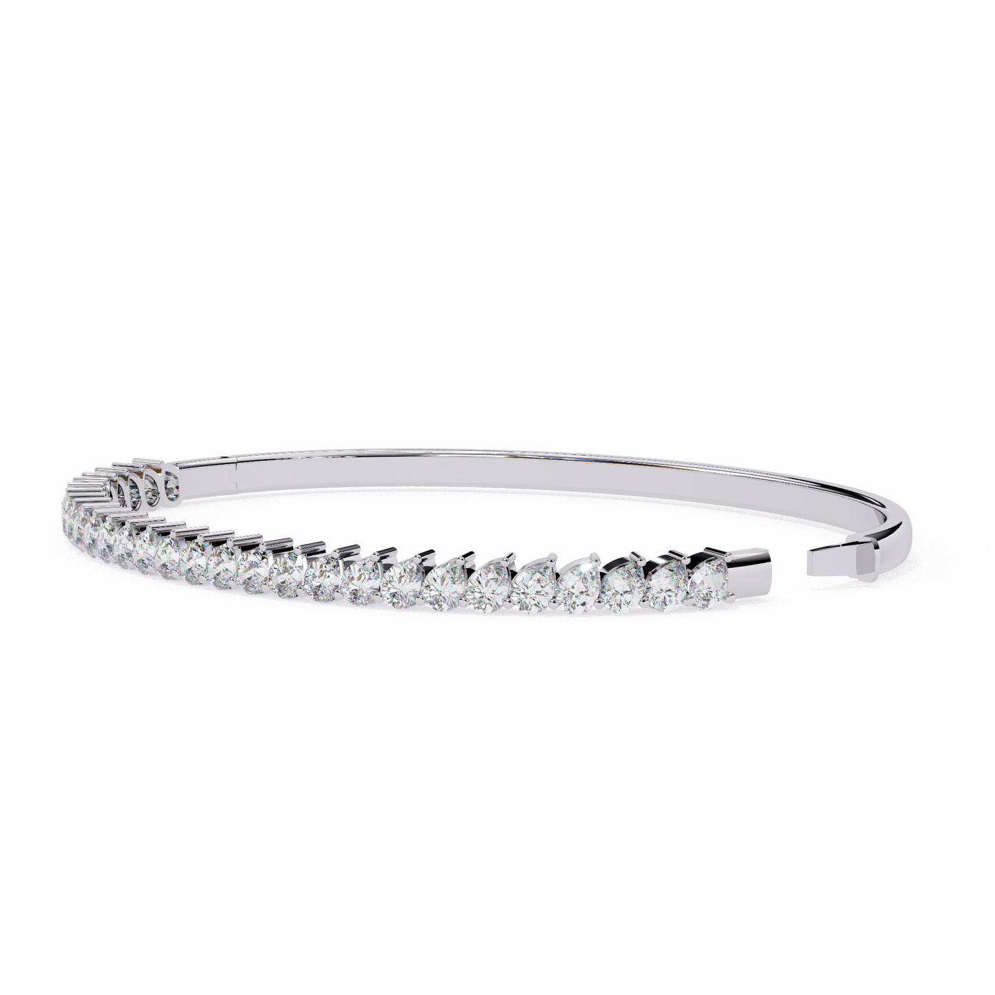 0.14ct pear tennis bracelet