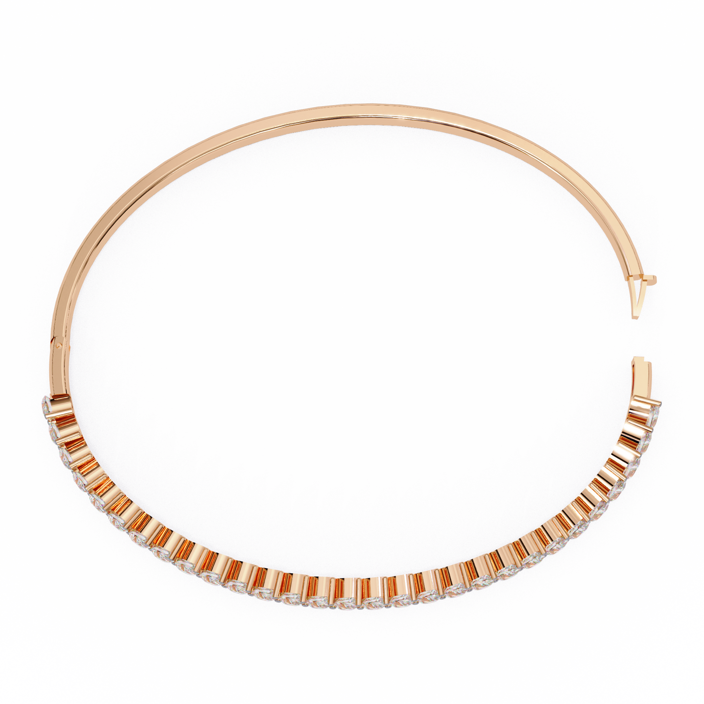 lgd bracelet pear stone (4.06ct) in 14k gold
