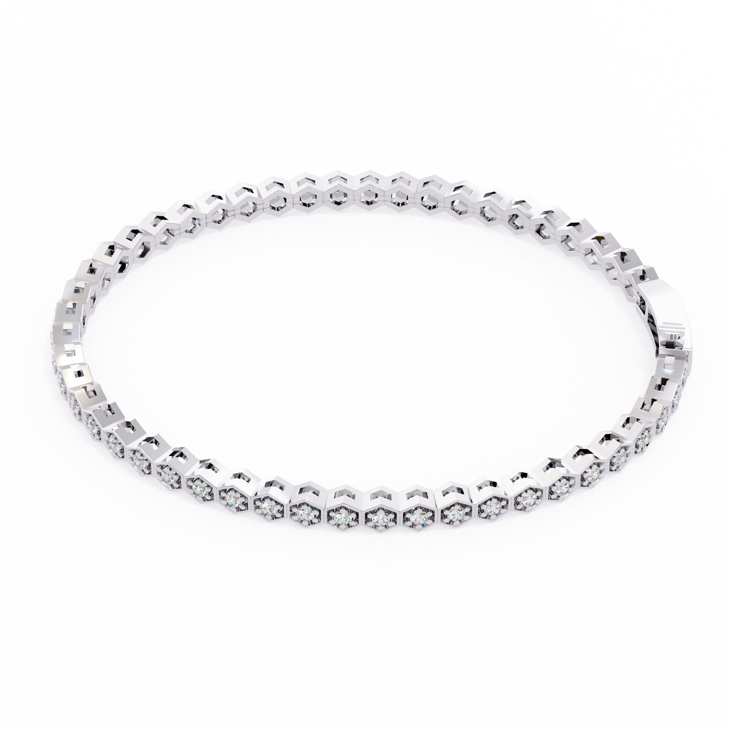 0.02ct tennis bracelet