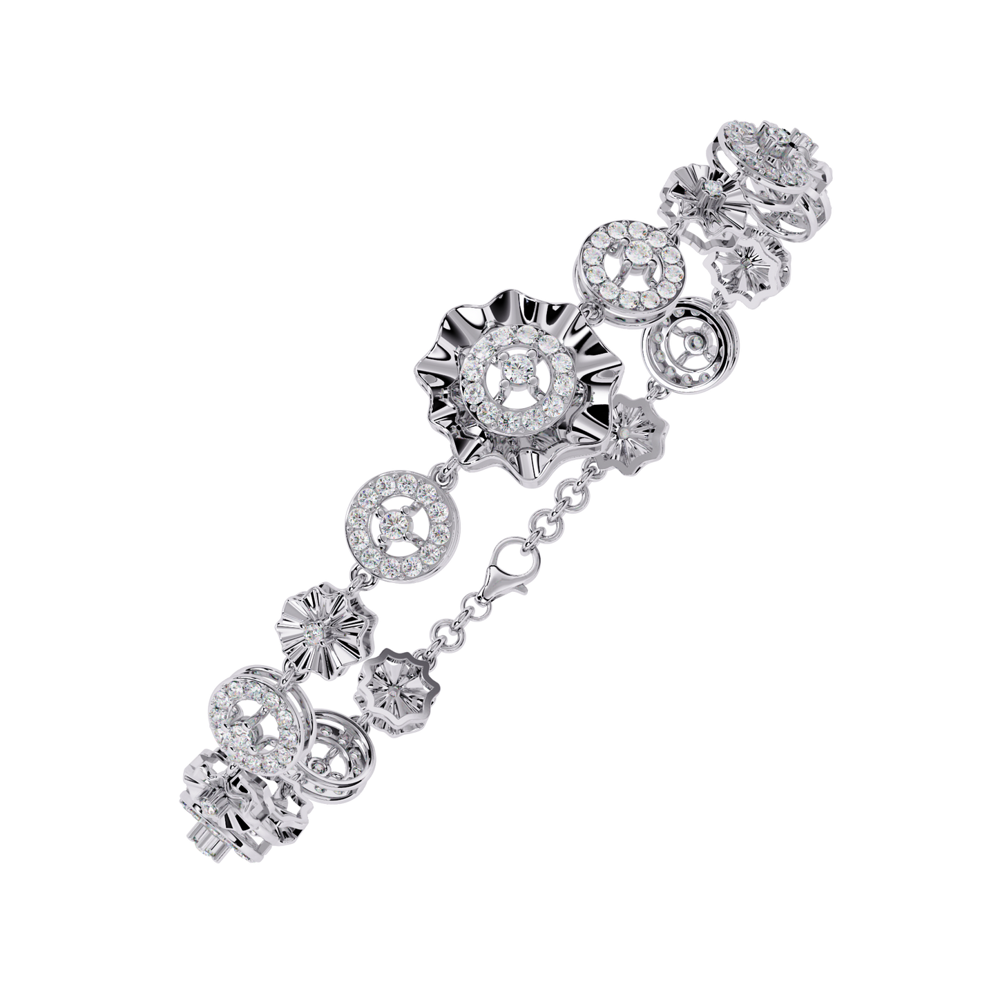 round tennis bracelet