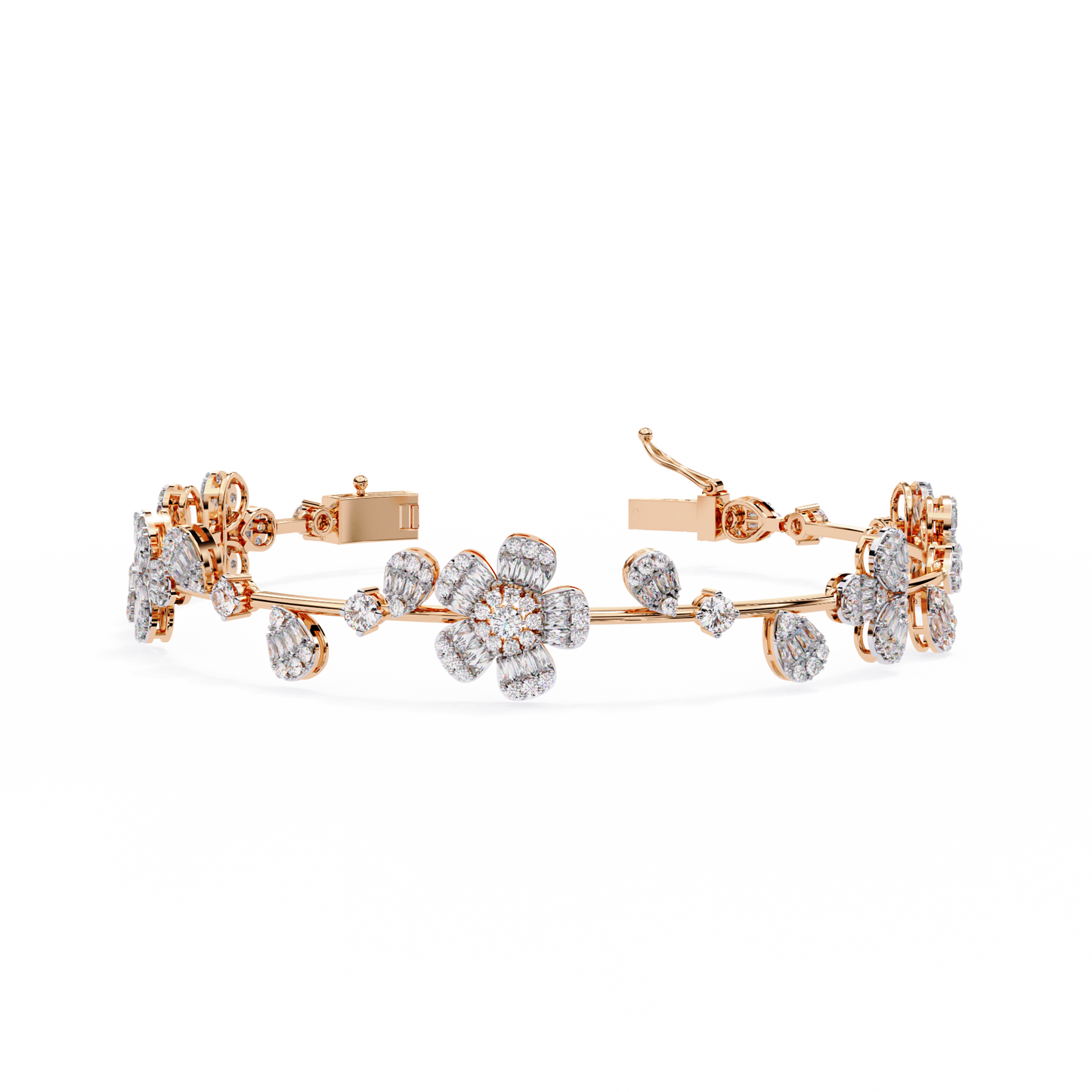 daisy open twist bracelet