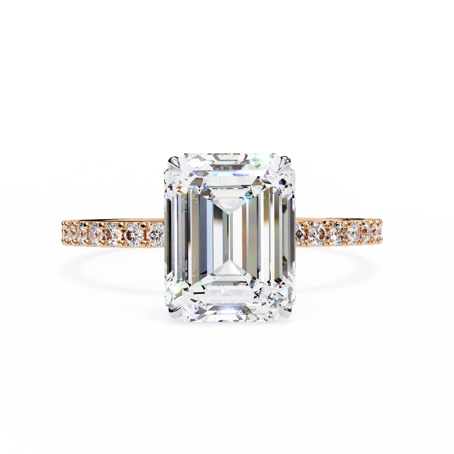 1.80 carat paradise emerald & round cut diamond engagement ring for women – luxury bridal jewelry