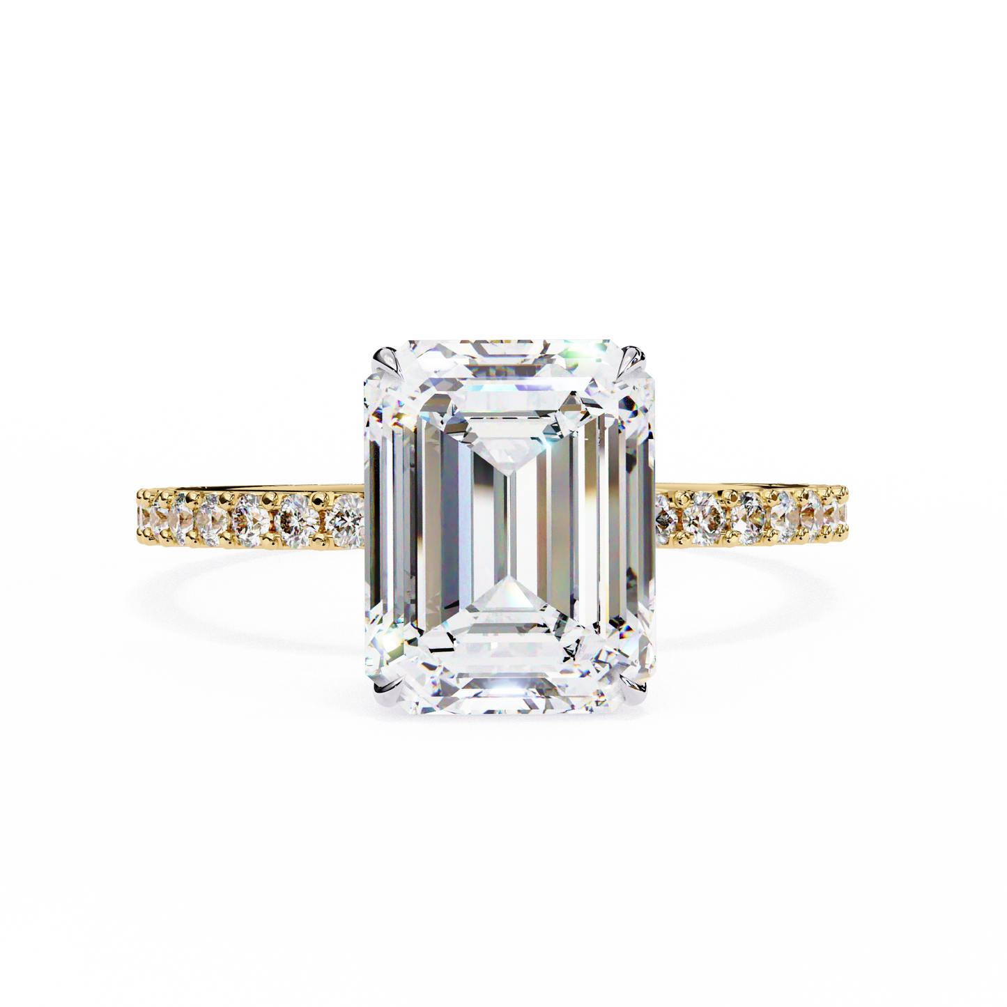 1.80 carat paradise emerald & round cut diamond engagement ring for women – luxury bridal jewelry