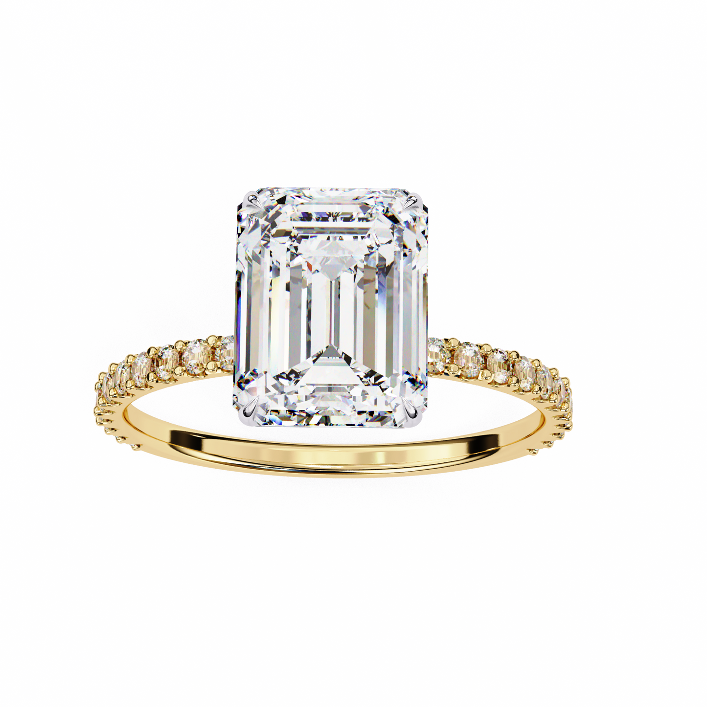 1.80 carat paradise emerald & round cut diamond engagement ring for women – luxury bridal jewelry