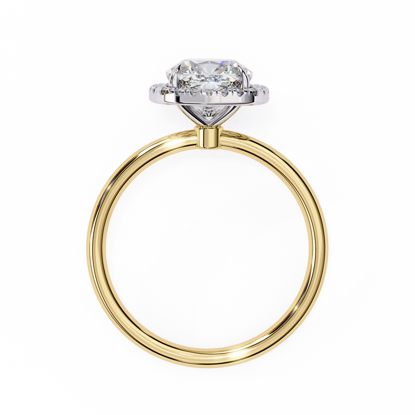 1.24 carat cushion cut halo diamond engagement ring – elegant bridal jewelry