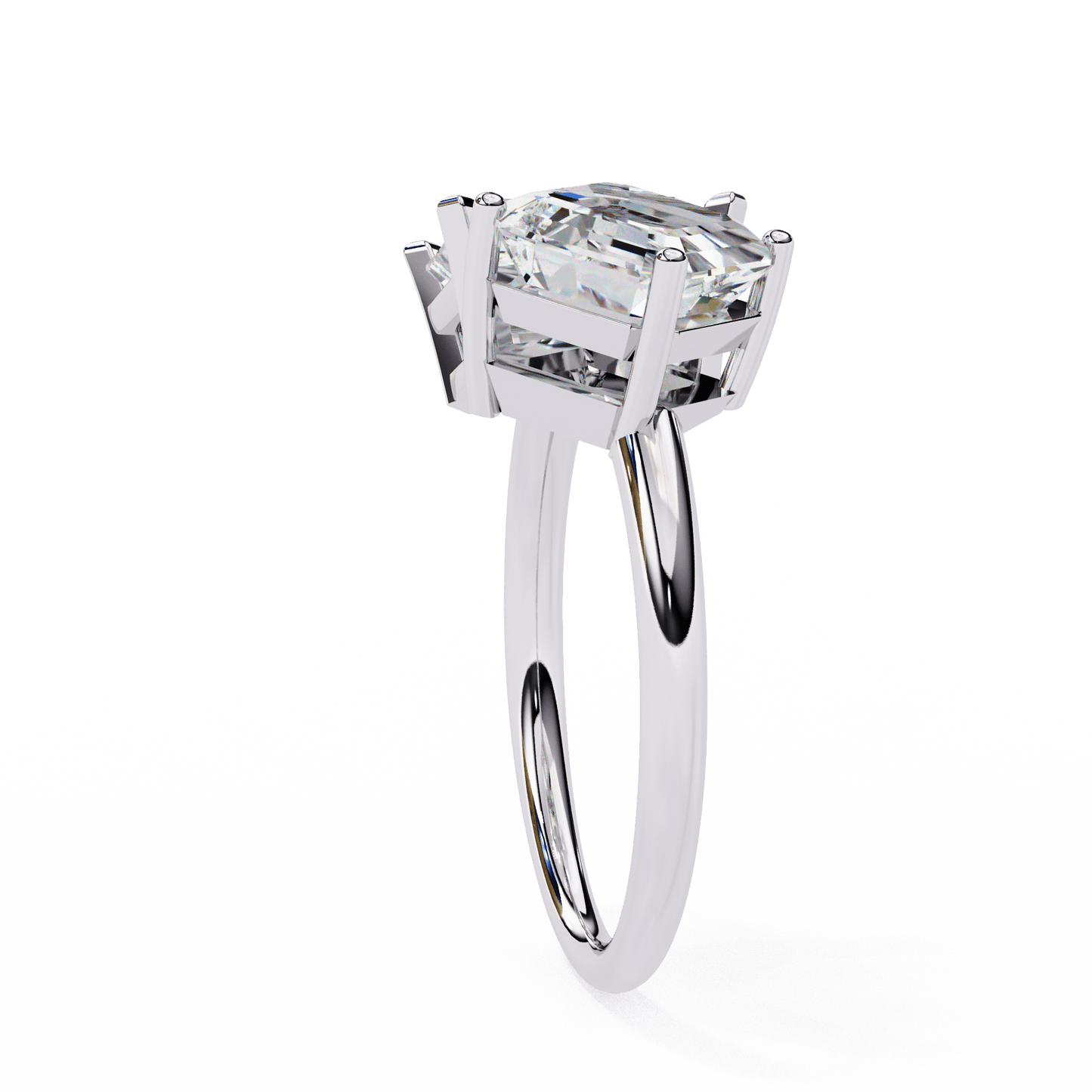 toi et moi 2.00 carat radiant & asscher cut diamond engagement ring – two stone bridal jewelry
