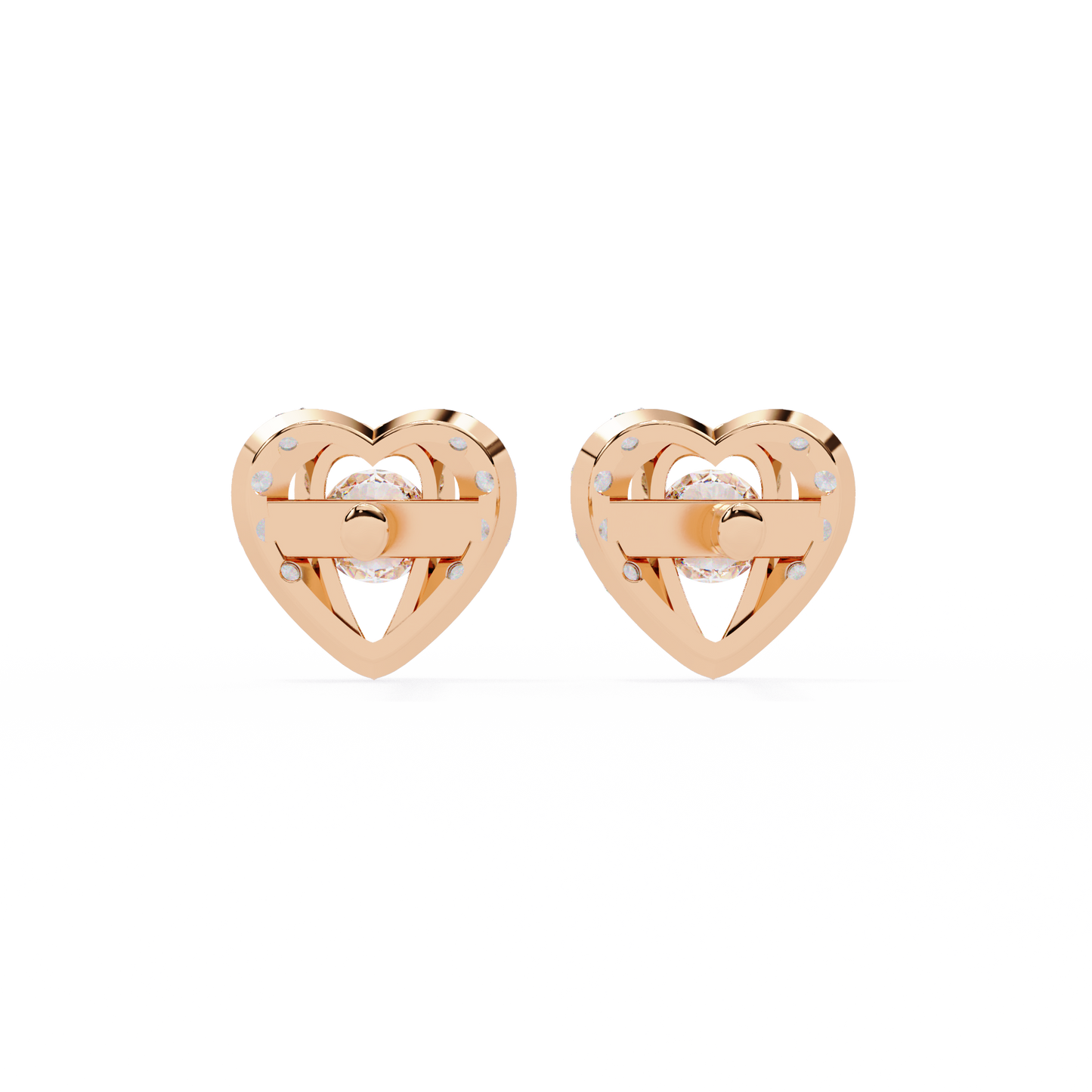 0.80 carat round cut diamond stud earrings – luxury diamond jewelry