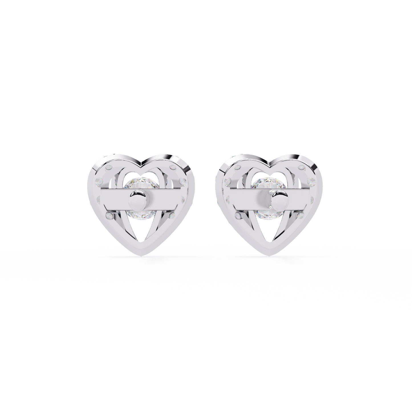 0.80 carat round cut diamond stud earrings – luxury diamond jewelry