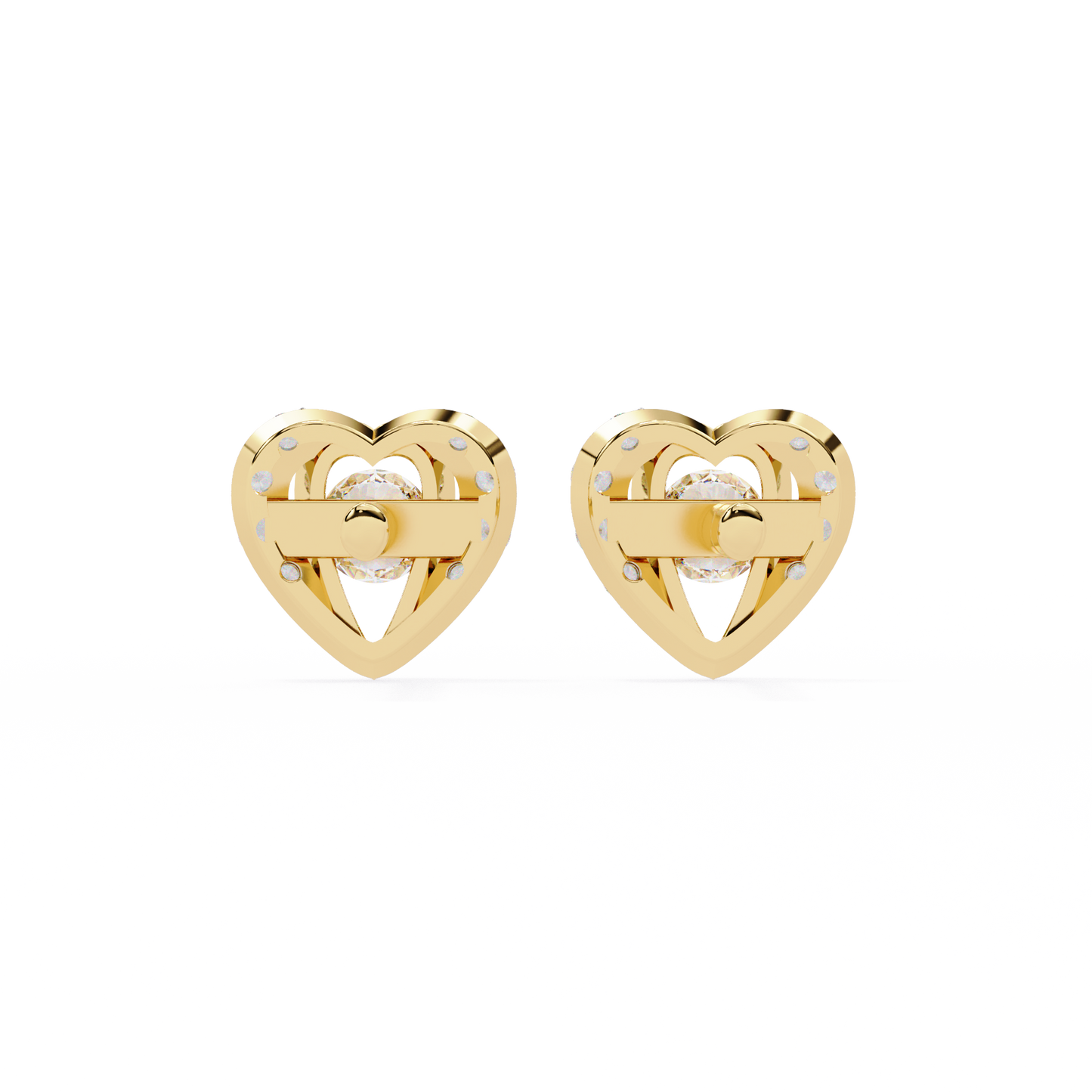 0.80 carat round cut diamond stud earrings – luxury diamond jewelry