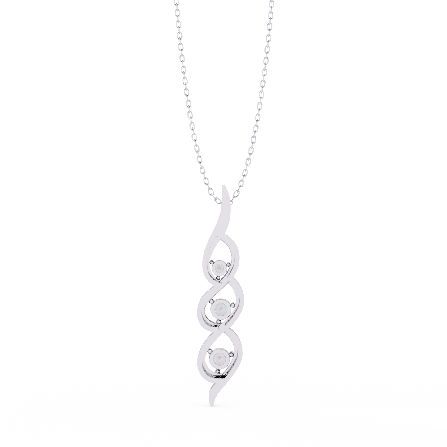 lgd pendant round stone (0.20ct ) in 14k gold without chain