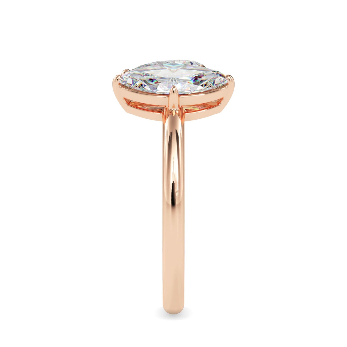 toi et moi 2 carat marquise & pear cut diamond engagement ring for women โ two stone bridal jewelry