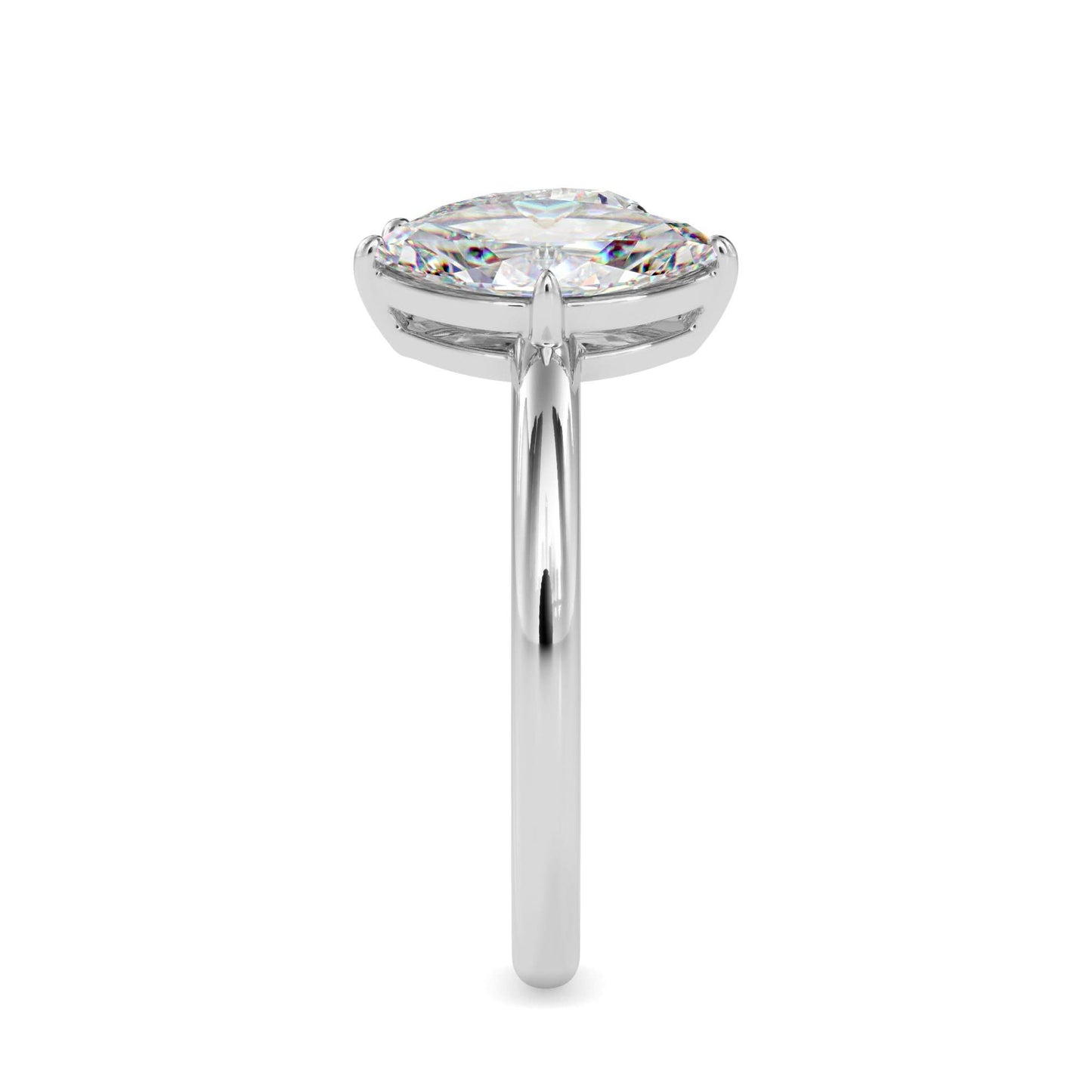 toi et moi 2 carat marquise & pear cut diamond engagement ring for women โ two stone bridal jewelry