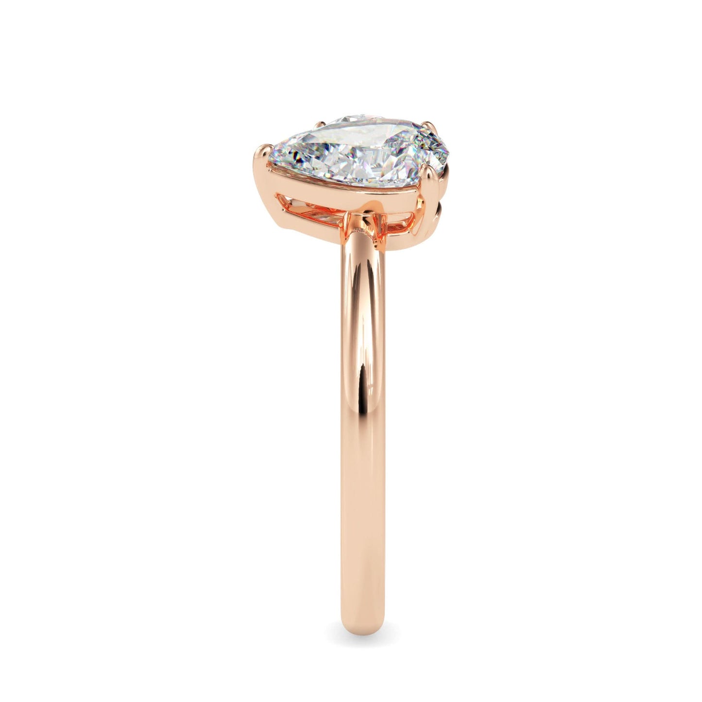 toi et moi 2 carat oval & pear cut diamond engagement ring for women โ two stone bridal jewelry