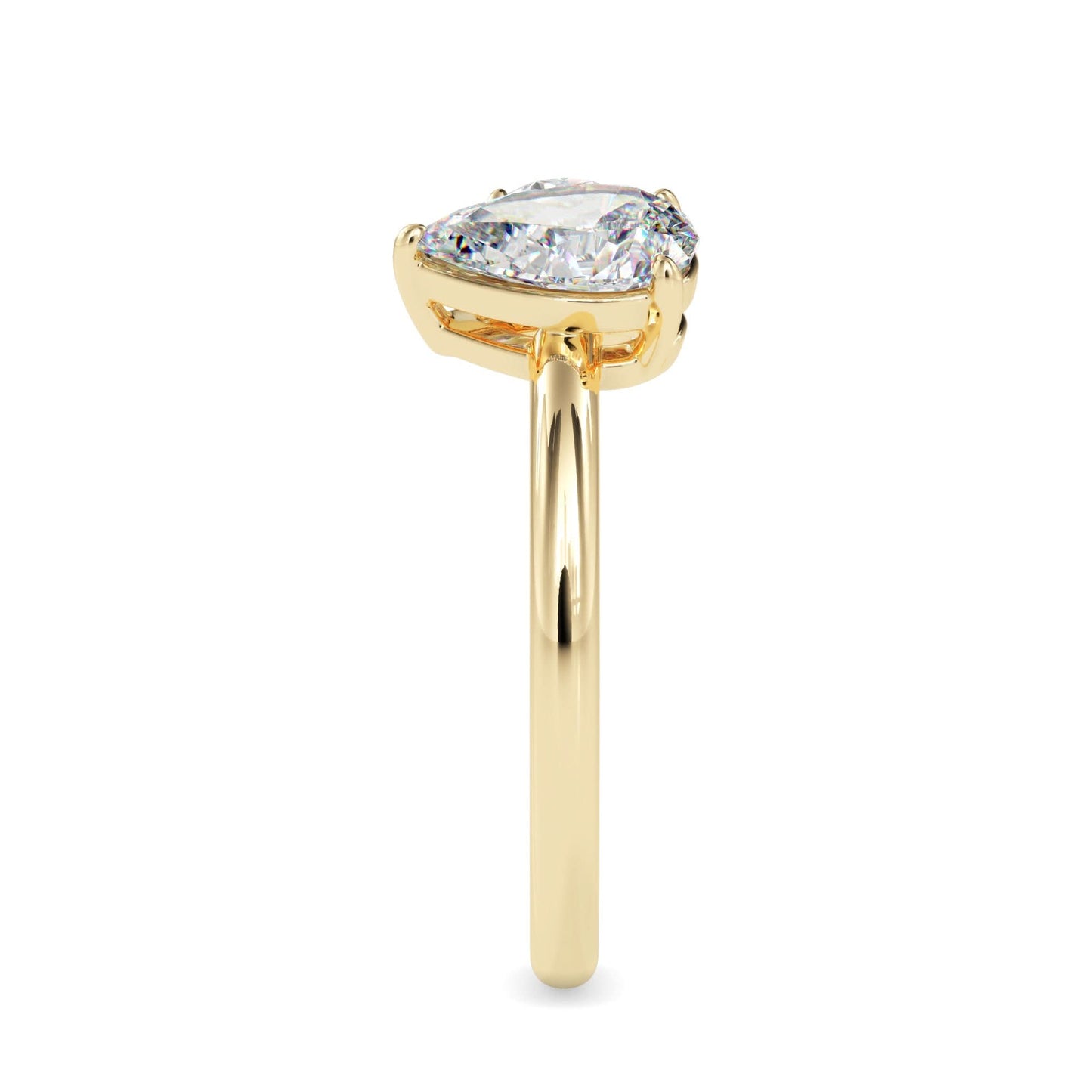 toi et moi 2 carat oval & pear cut diamond engagement ring for women โ two stone bridal jewelry