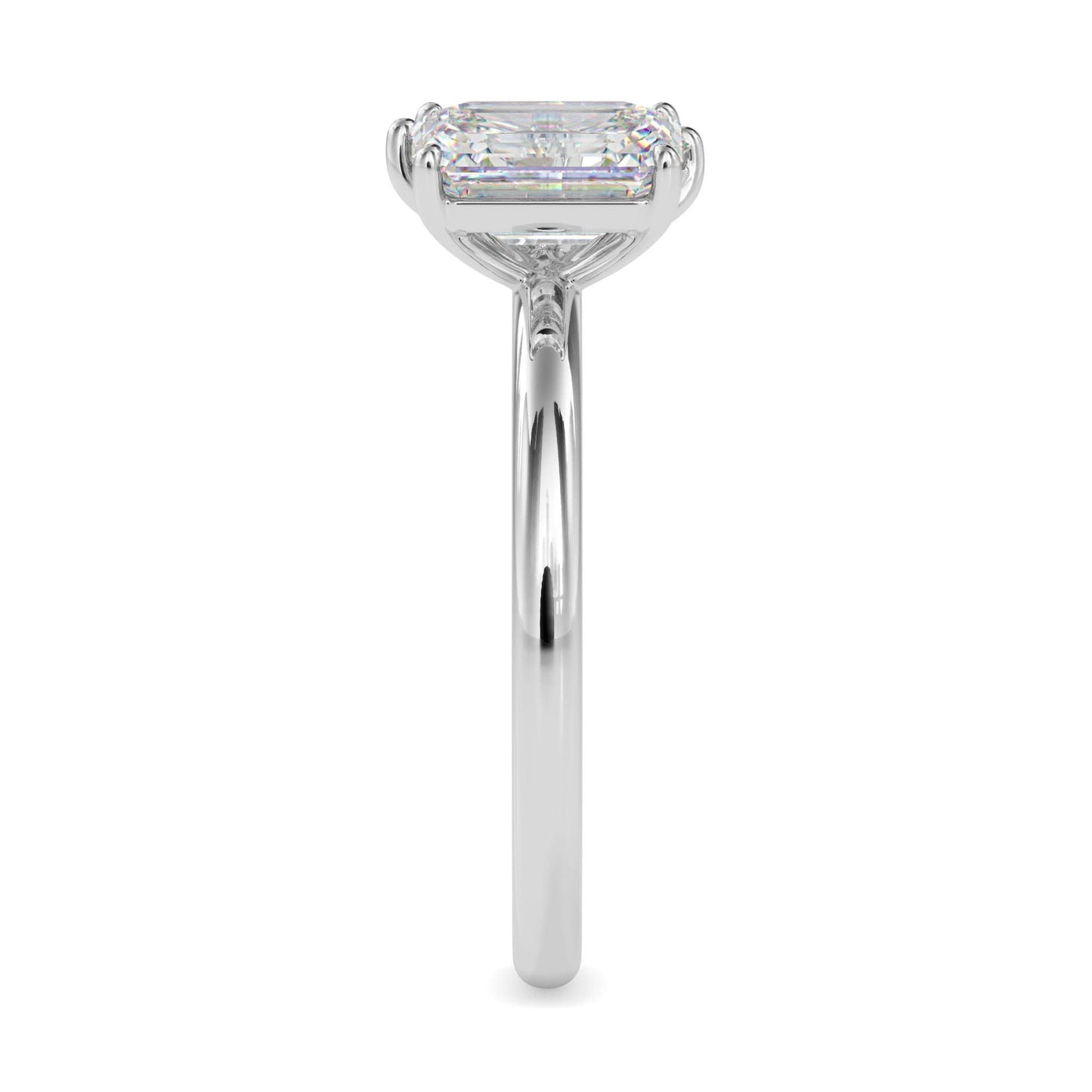 toi et moi 2 carat emerald & marquise cut diamond engagement ring for women โ two stone bridal jewelry