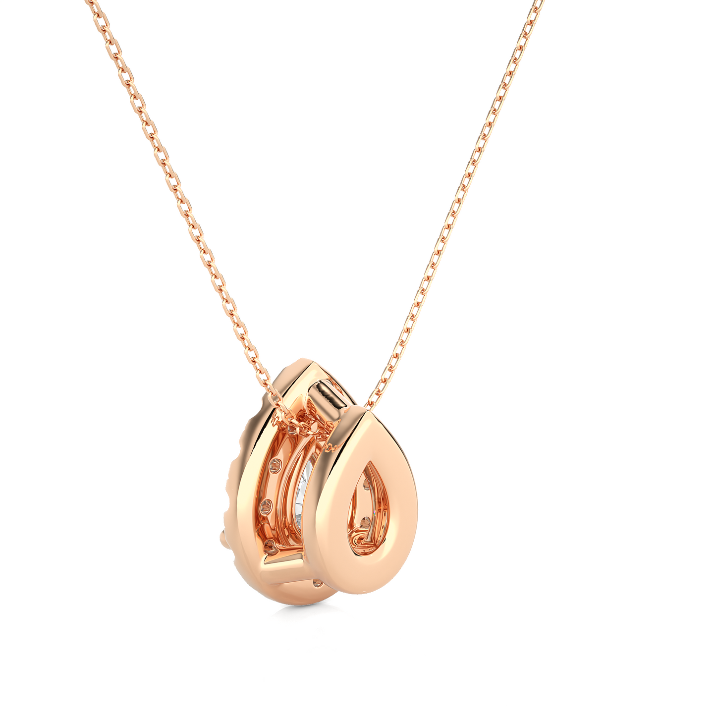teardrop diamond pendant (chain sold separately)