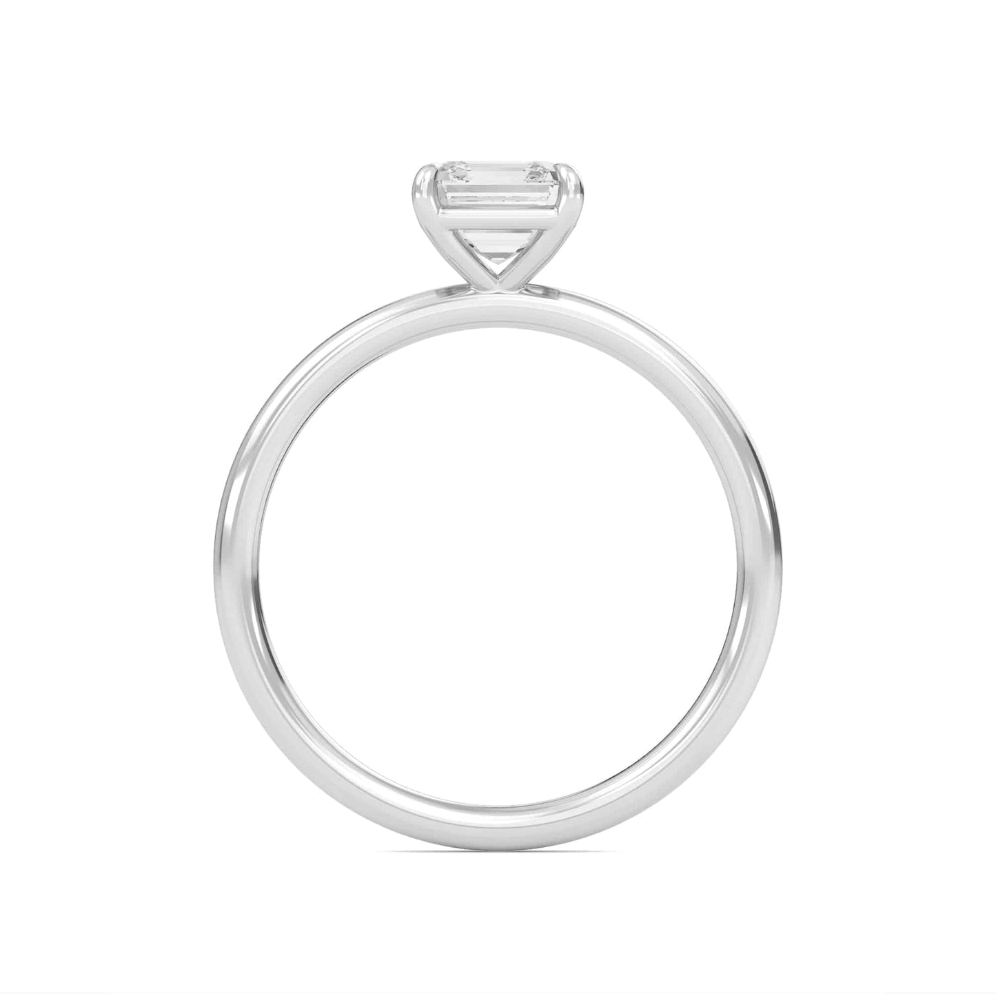 2 carat asscher cut solitaire diamond engagement ring โ elegant bridal ring